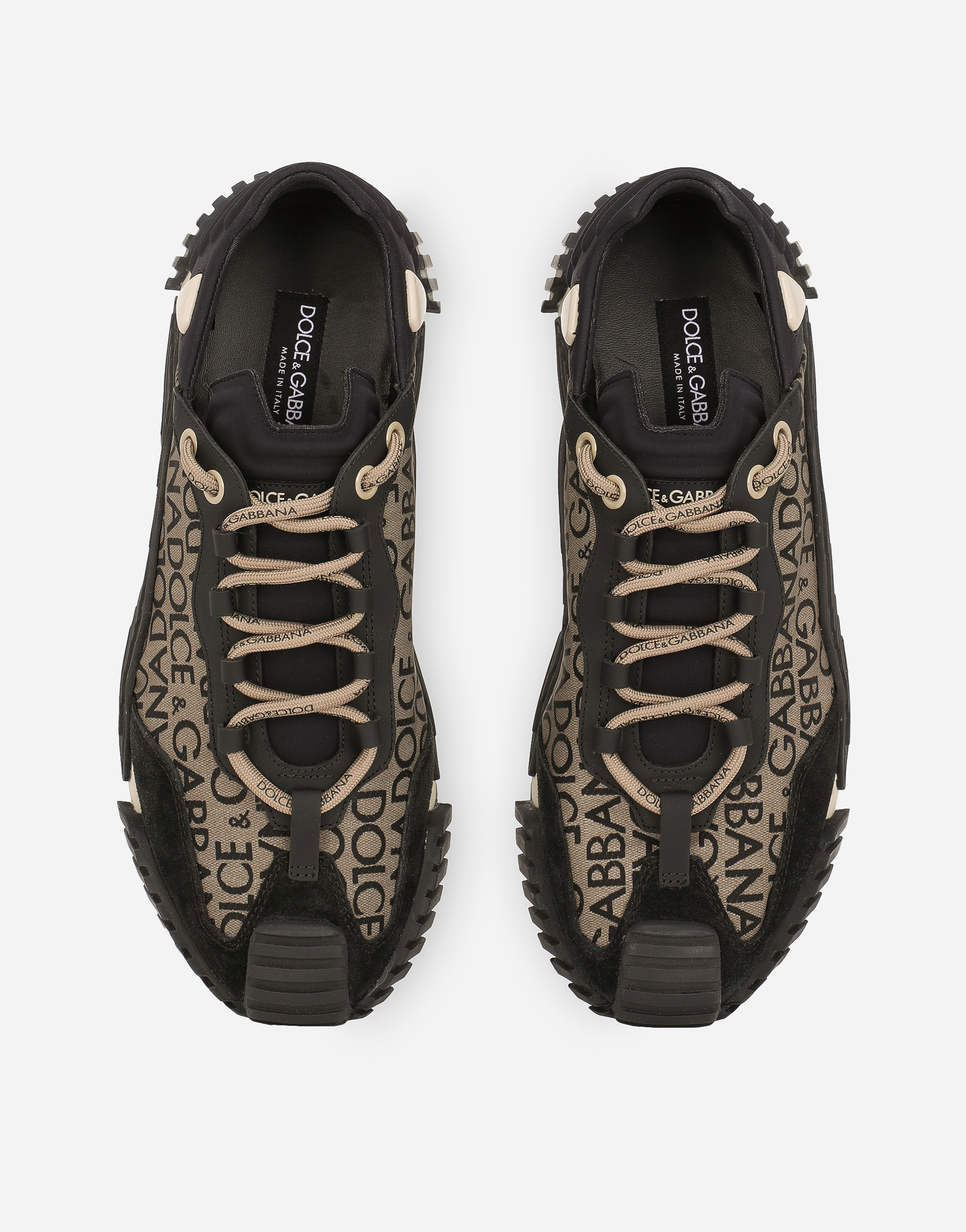 DOLCE & GABBANA PRINTED NYLON NS1 SNEAKERS