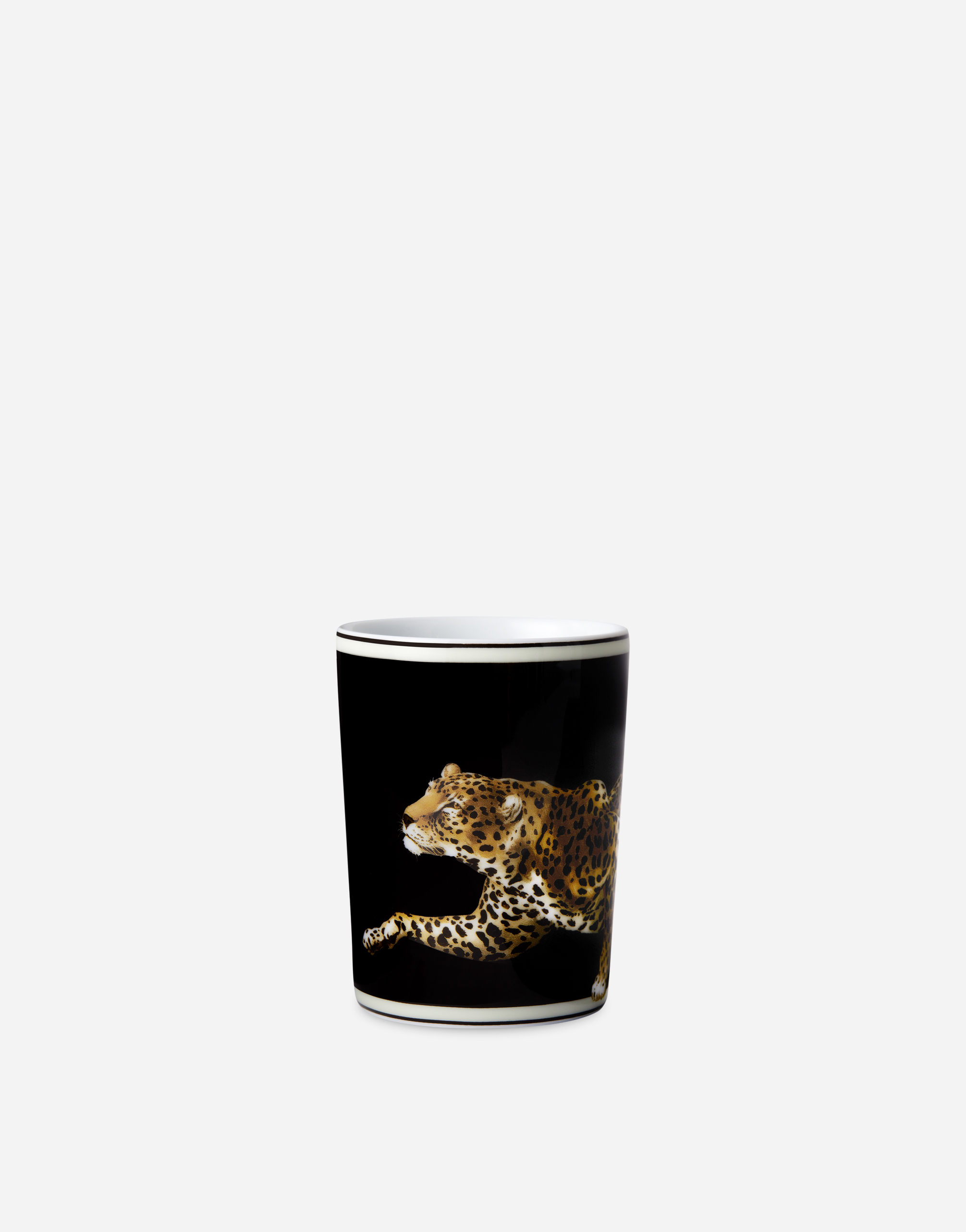 Dolce & Gabbana Porcelain Water Glass In Multicolor