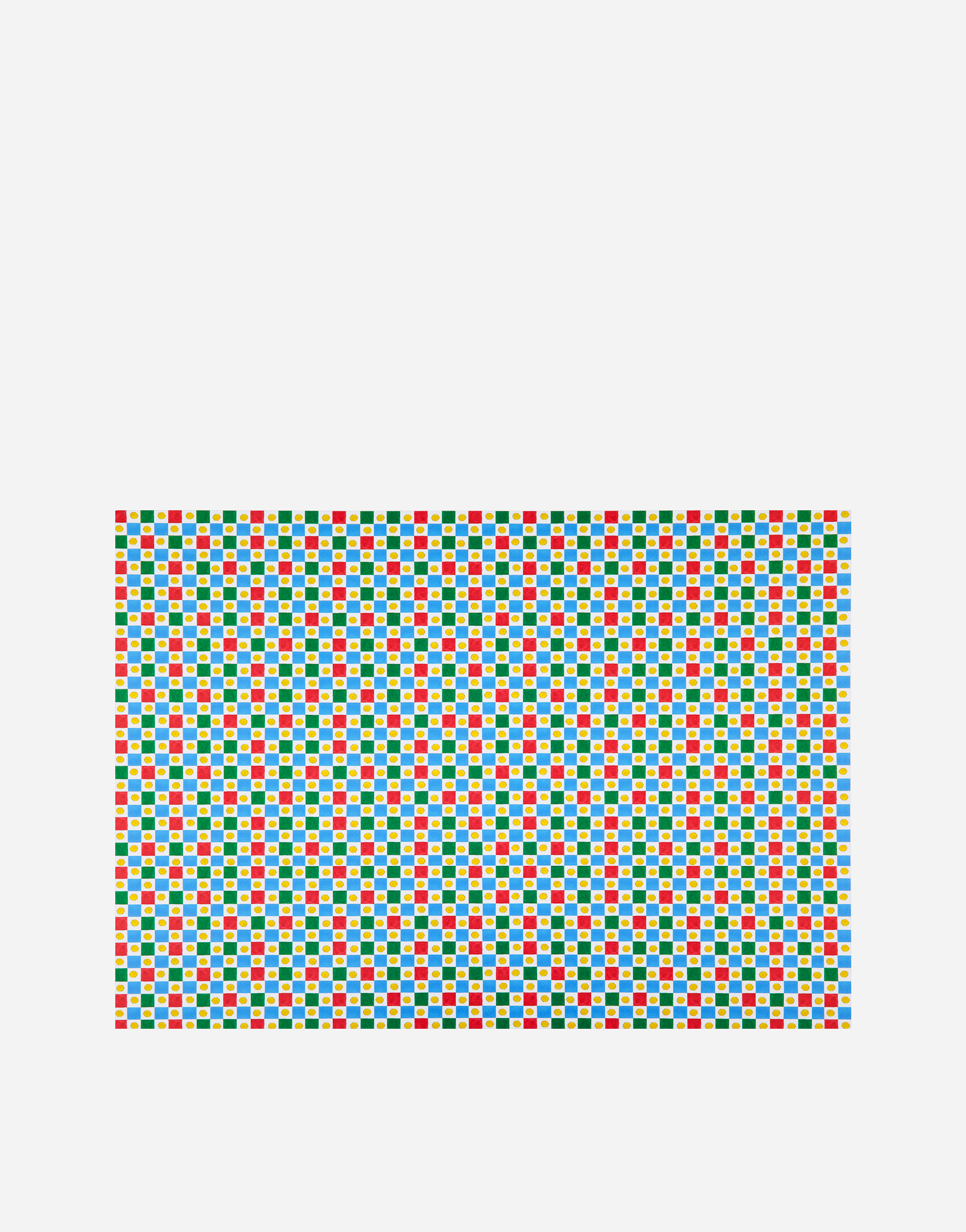 Dolce & Gabbana Carretto-print Place Mats (set Of 36) In Multicolor