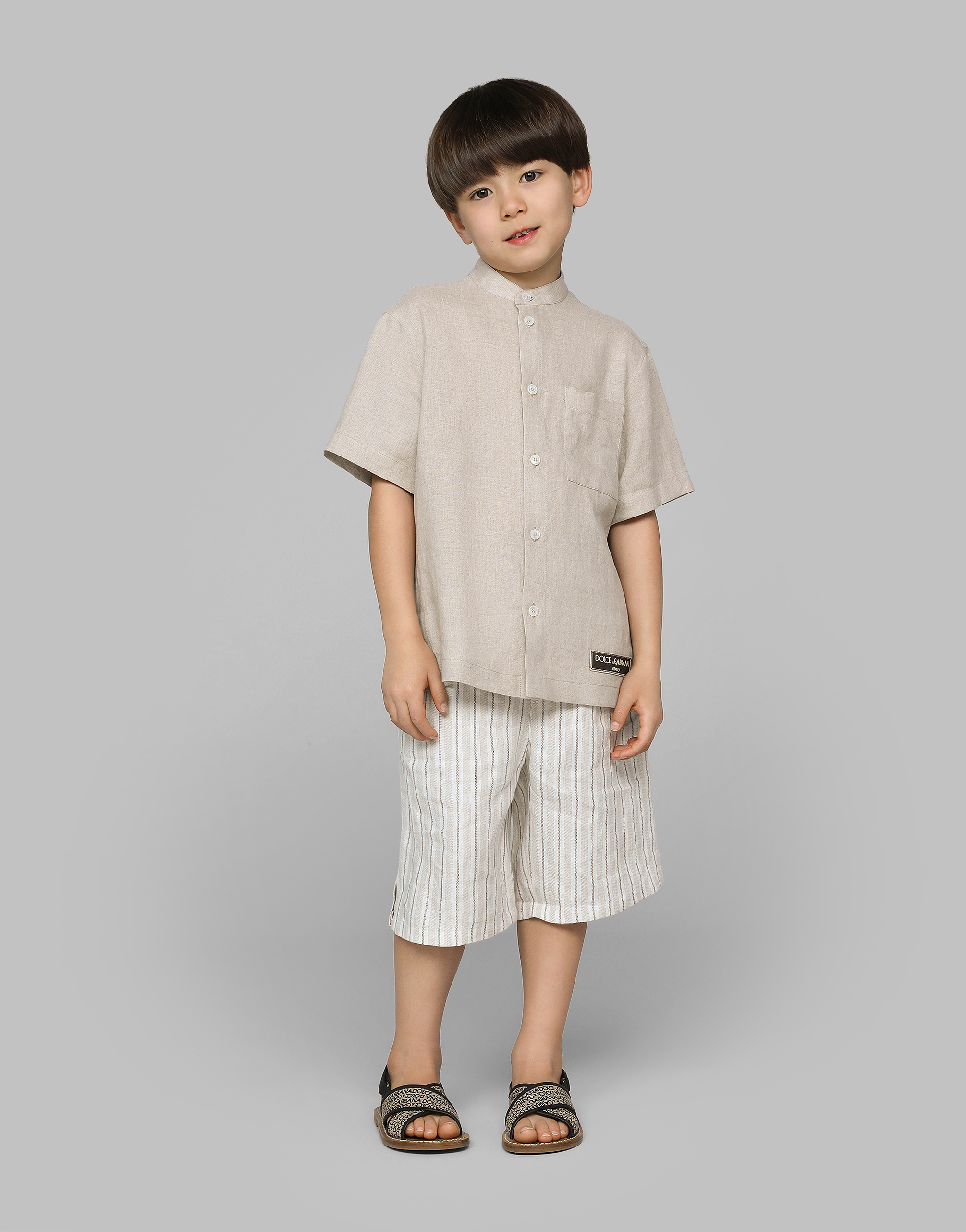 Dolce & Gabbana Bermuda In Rigato