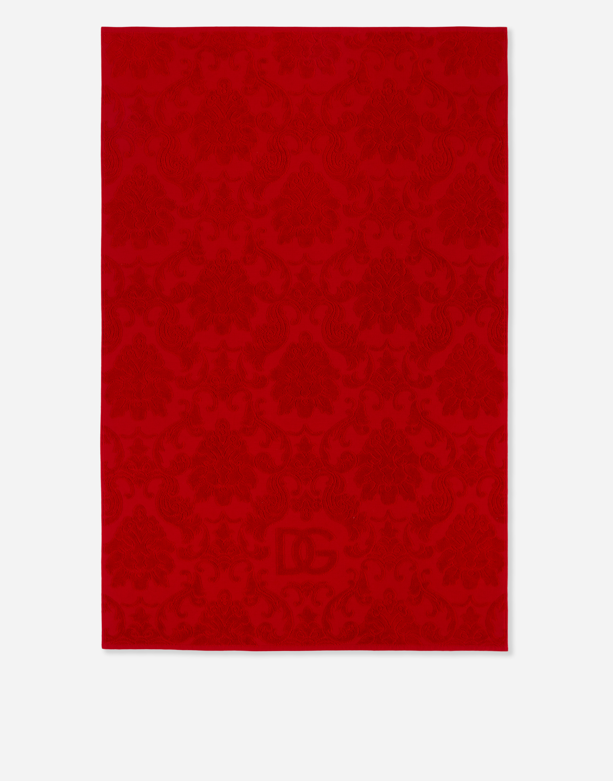 Shop Dolce & Gabbana Set 5 Cotton Towels In Multicolor