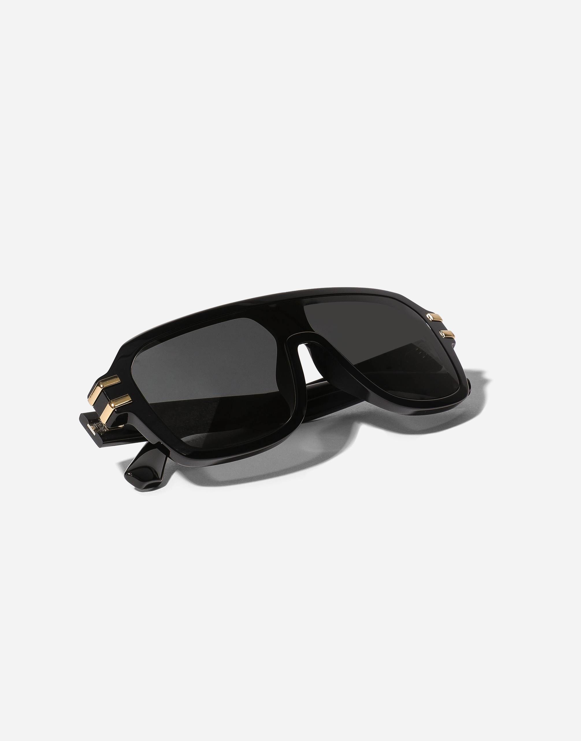 Dolce & Gabbana Dg Griffe Sunglasses In Black