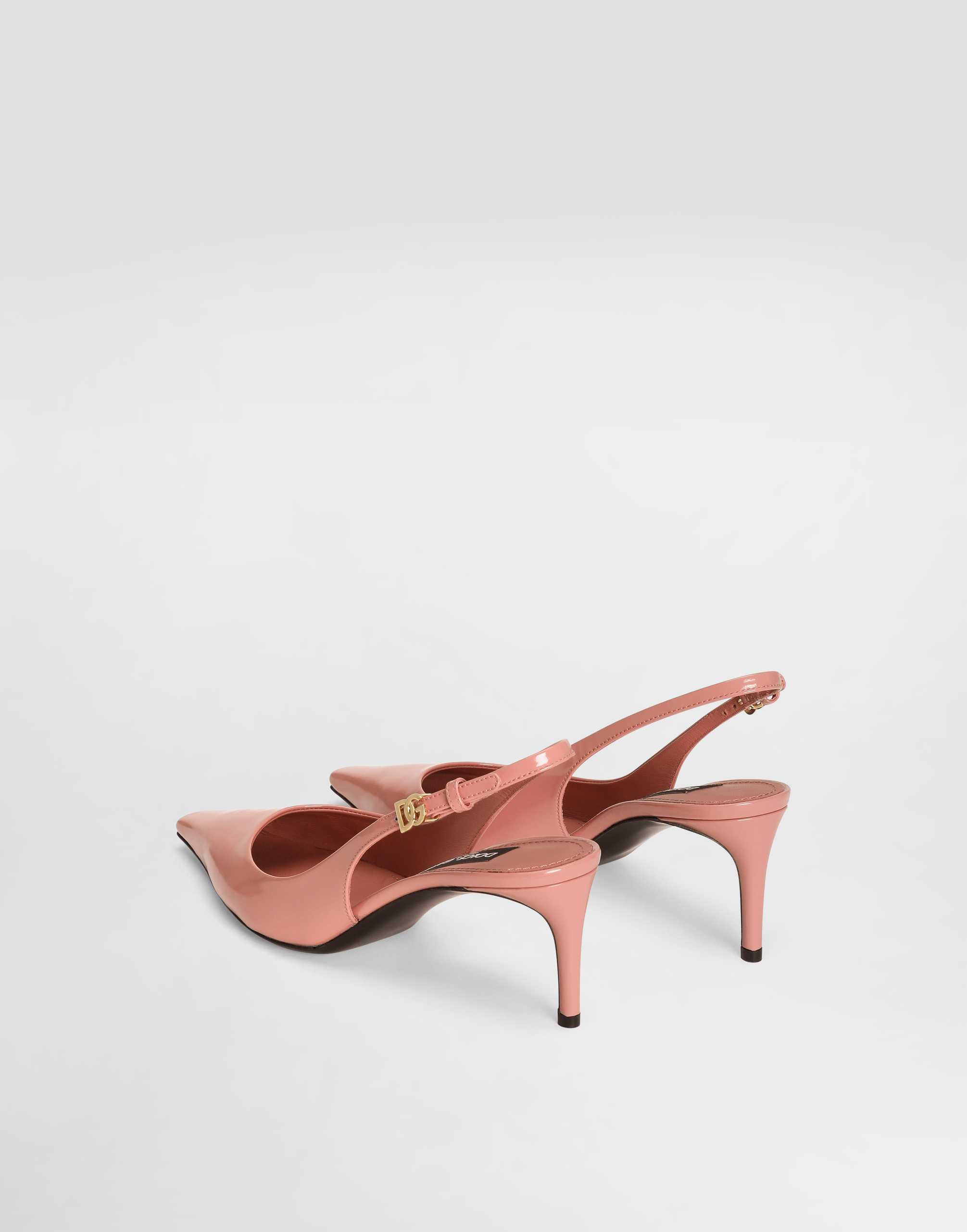 Dolce & Gabbana 70 Patent Leather Slingback Pumps