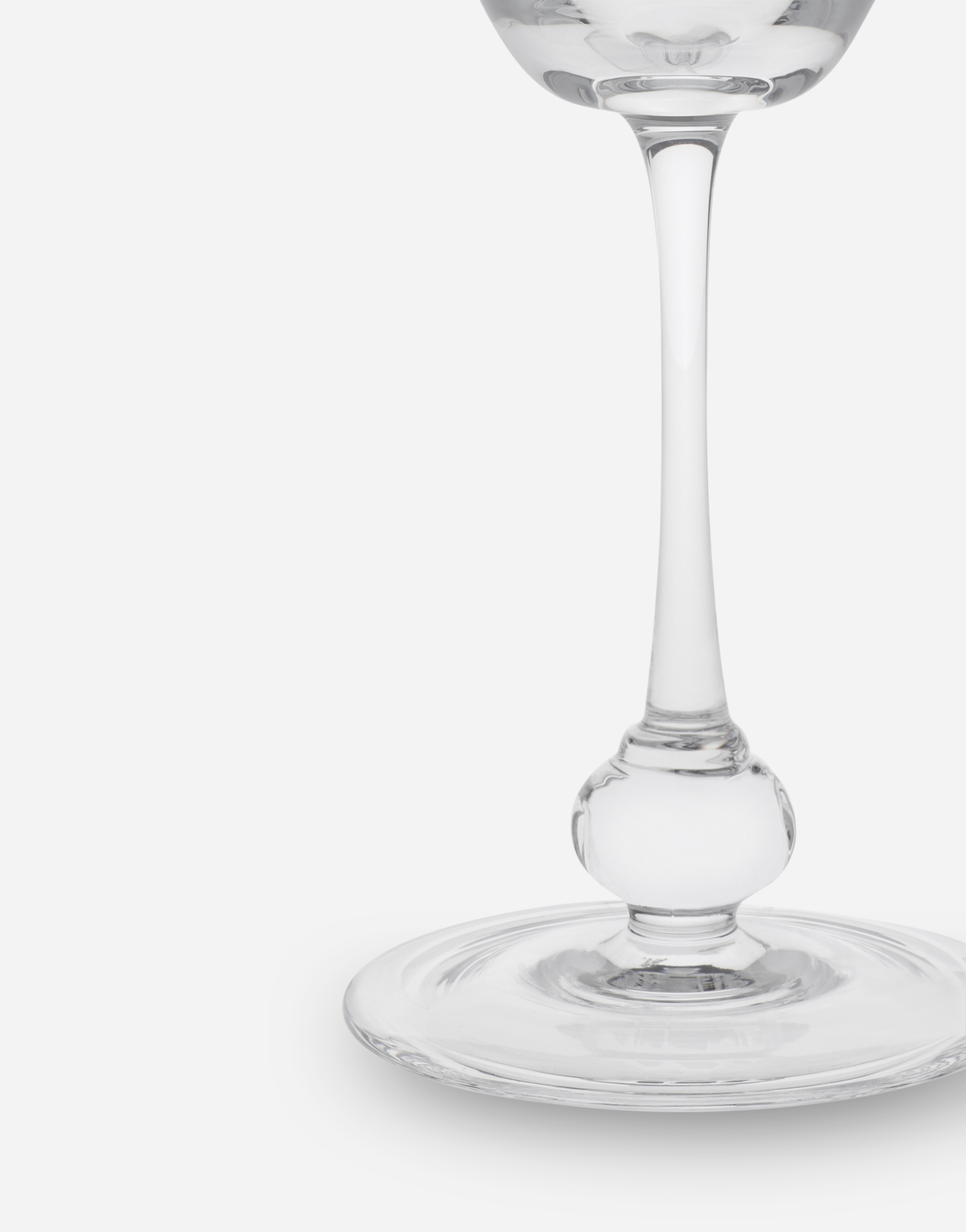 Dolce & Gabbana Logo-embossed Martini Glass In Multicolor
