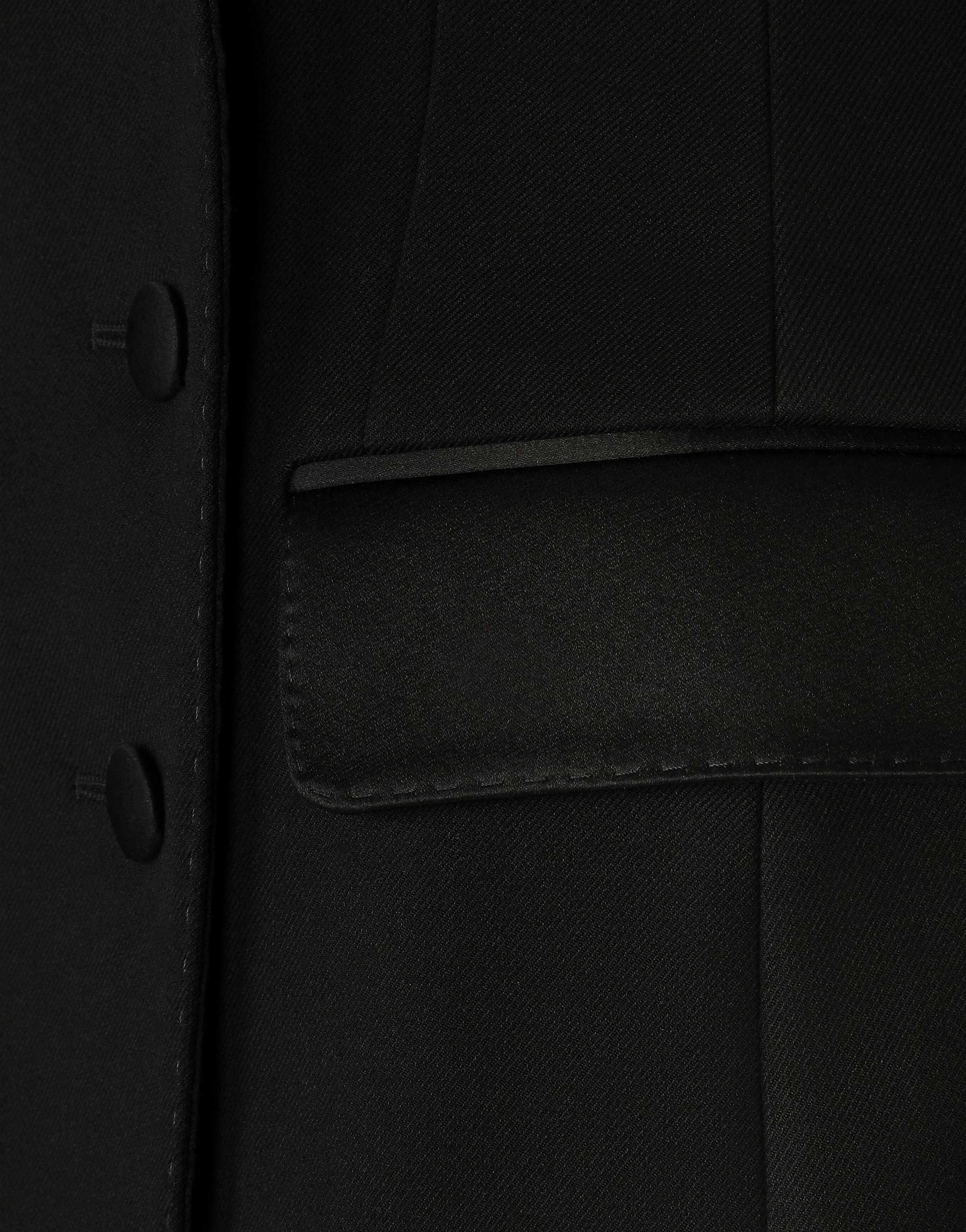 Double-breasted Dolce tuxedo jacket double stretch wool