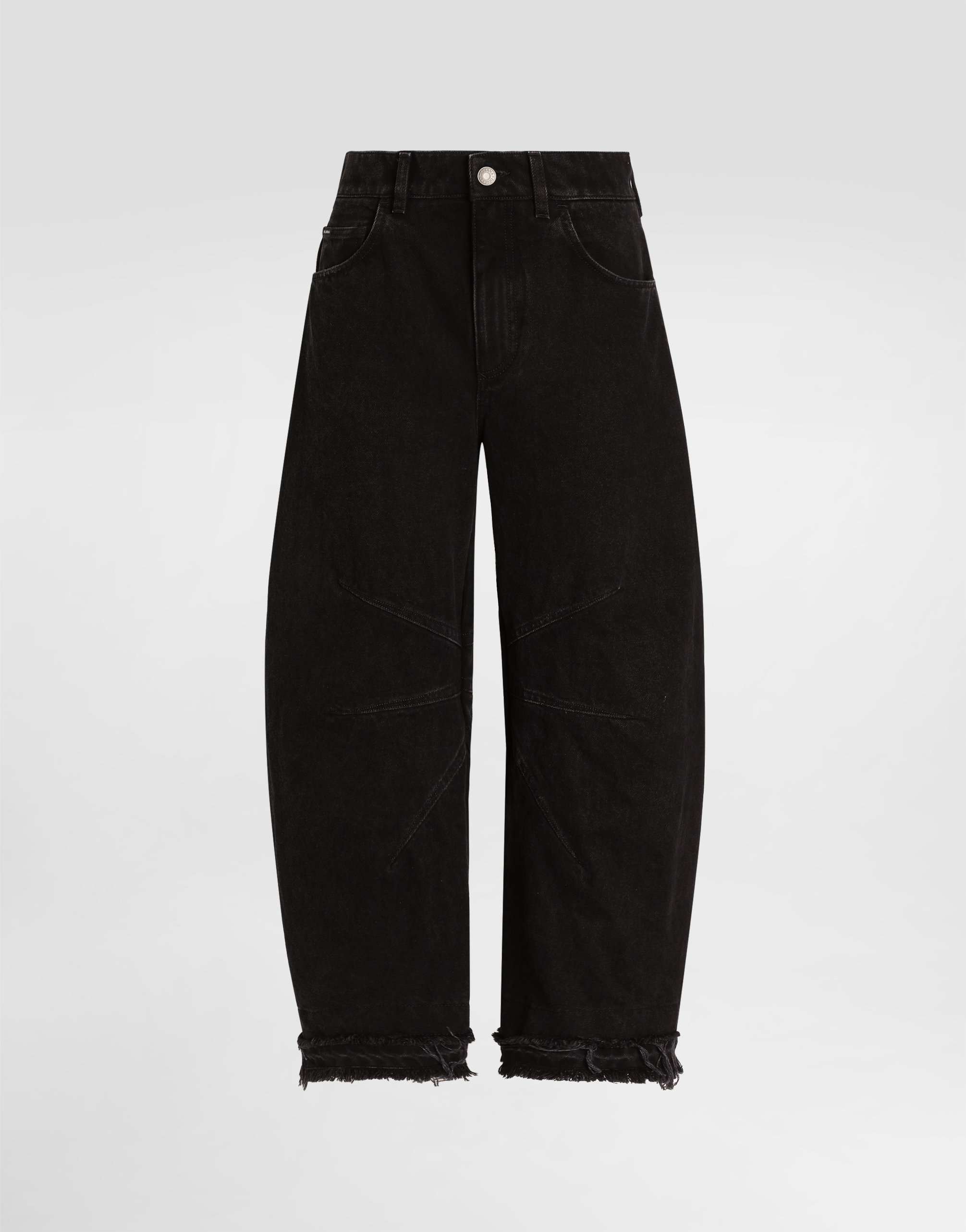 Dolce & Gabbana 5-pocket Denim Trousers In Black