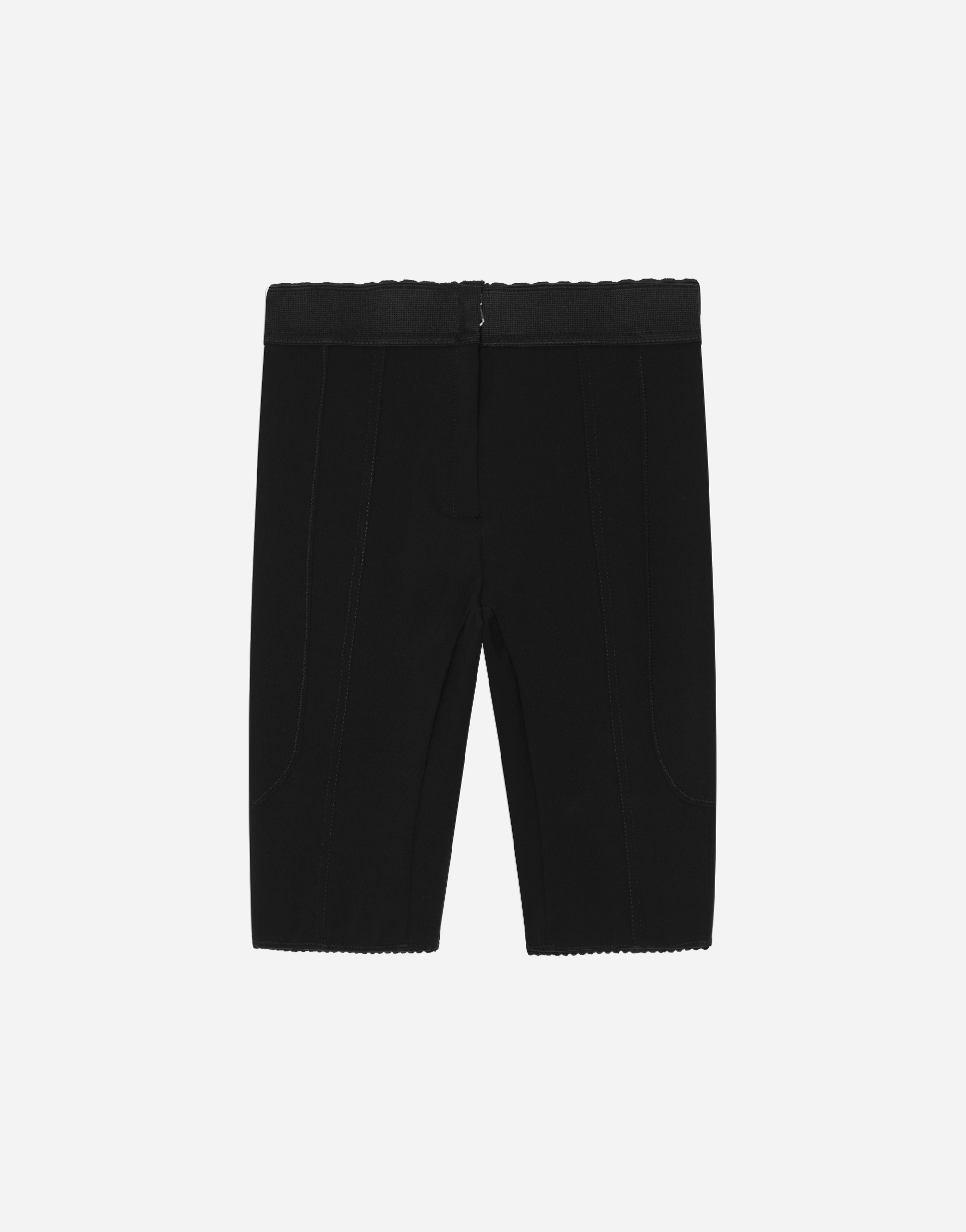 DOLCE & GABBANA TECHNICAL JERSEY CYCLING SHORTS WITH D&G LABEL