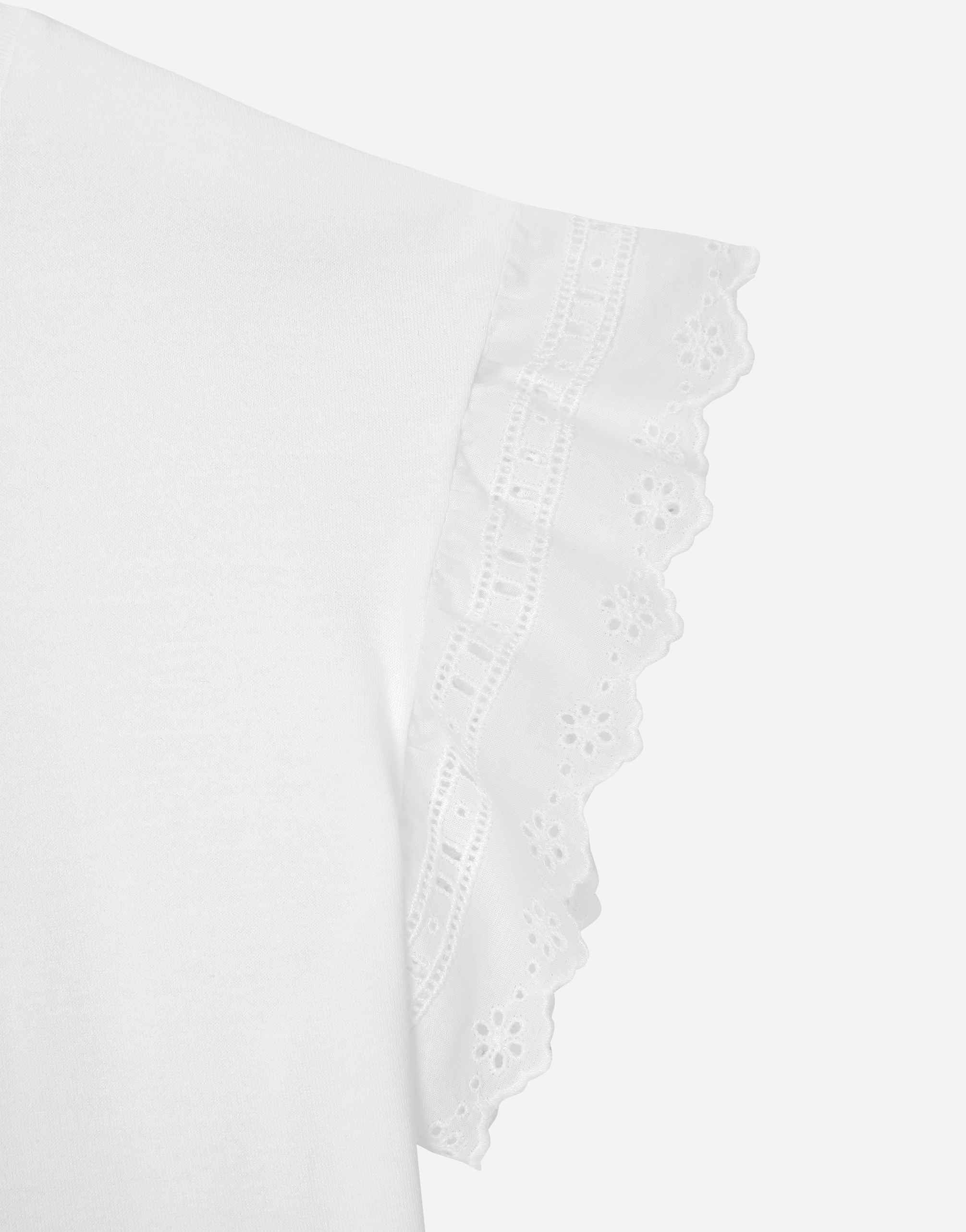 Dolce & Gabbana Jersey T-shirt With Dg Logo In White