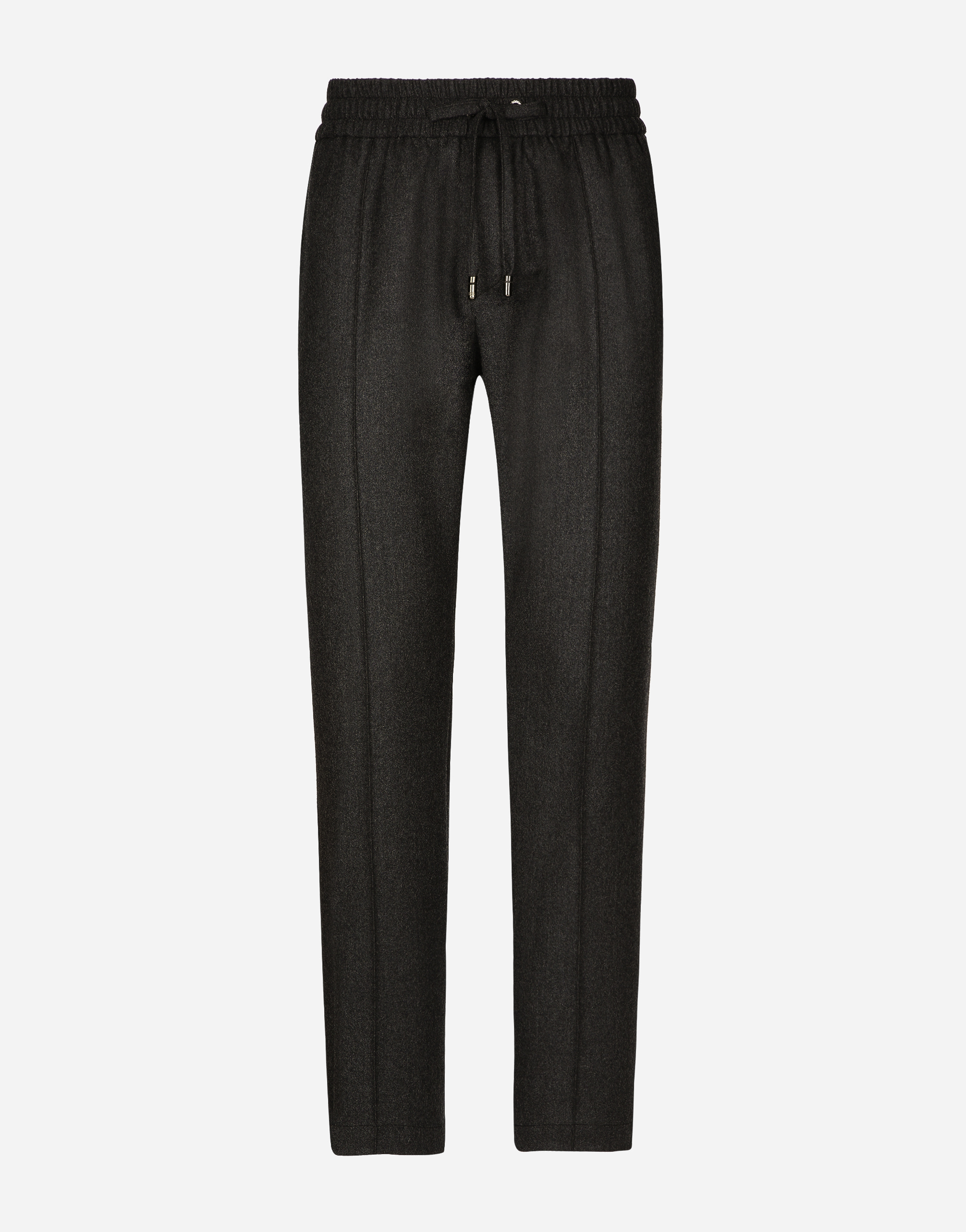 Dolce & Gabbana Flannel Jogging Pants - Man Pants And Shorts Gray