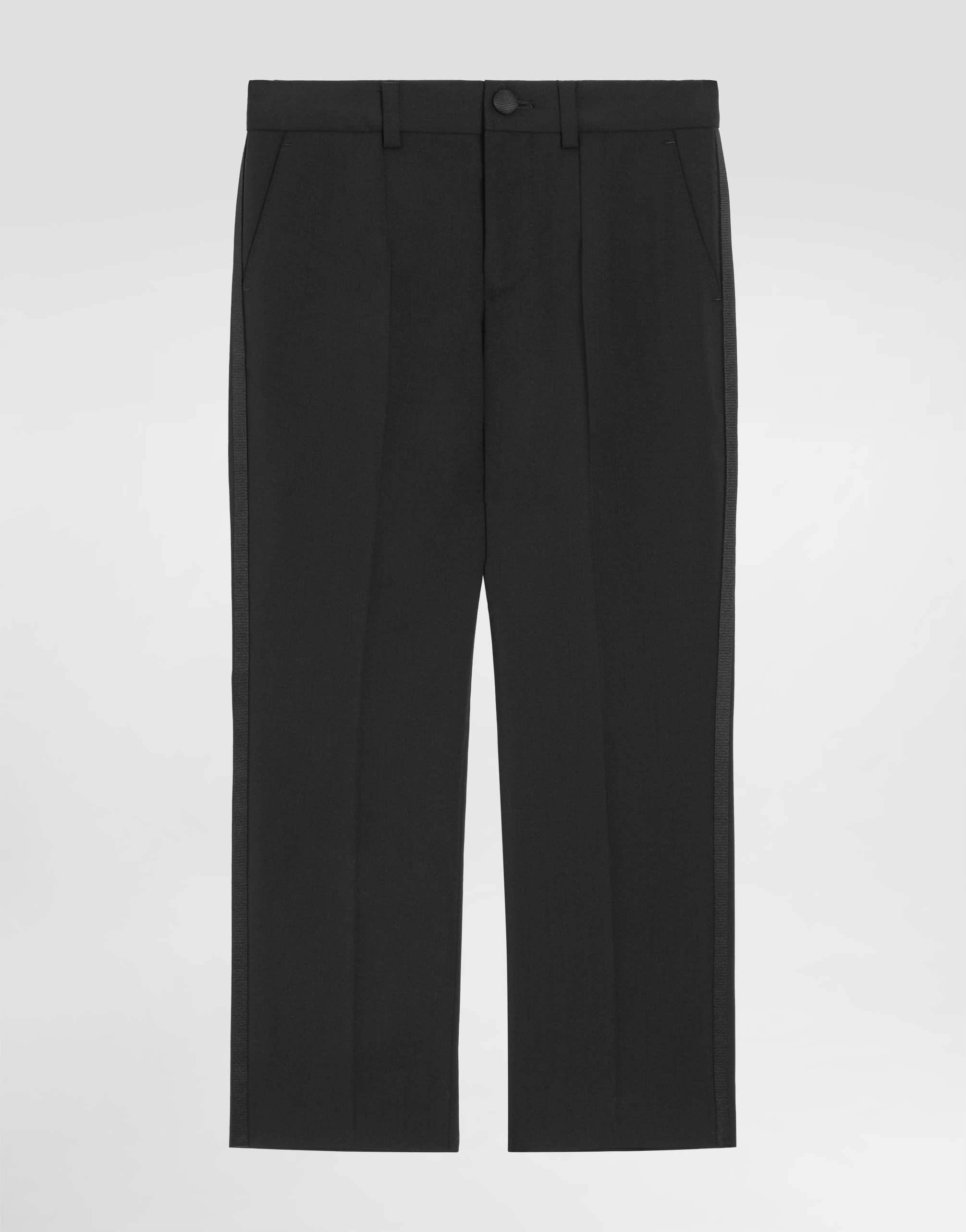 DOLCE&GABBANA/ウールニットストレッチパンツ ウールタッチニードル・スティックパンツ/40代50代からの
