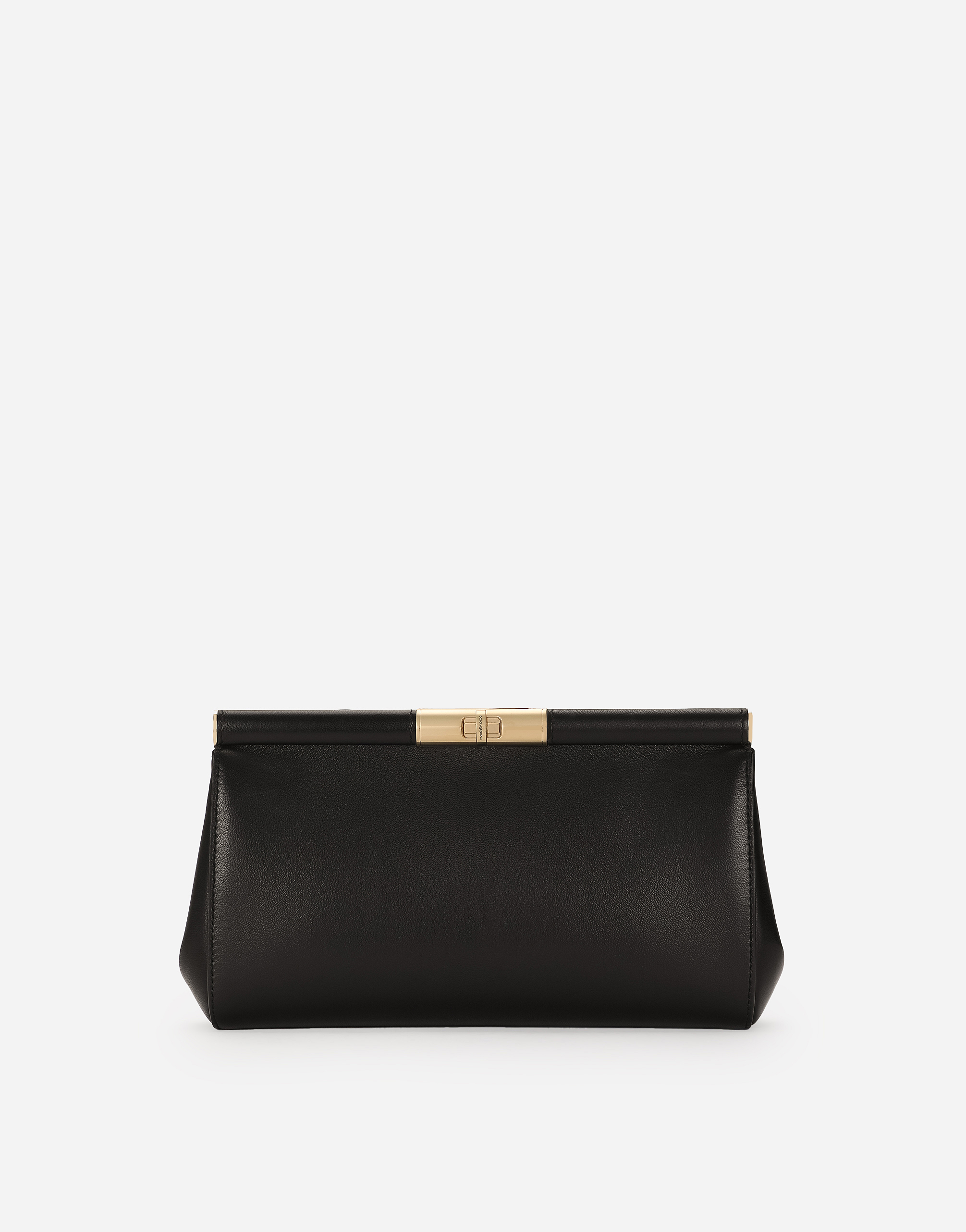 Dolce & Gabbana Large Marlene Bag - Woman Shoulder And Crossbody Bags Black Leather Onesize