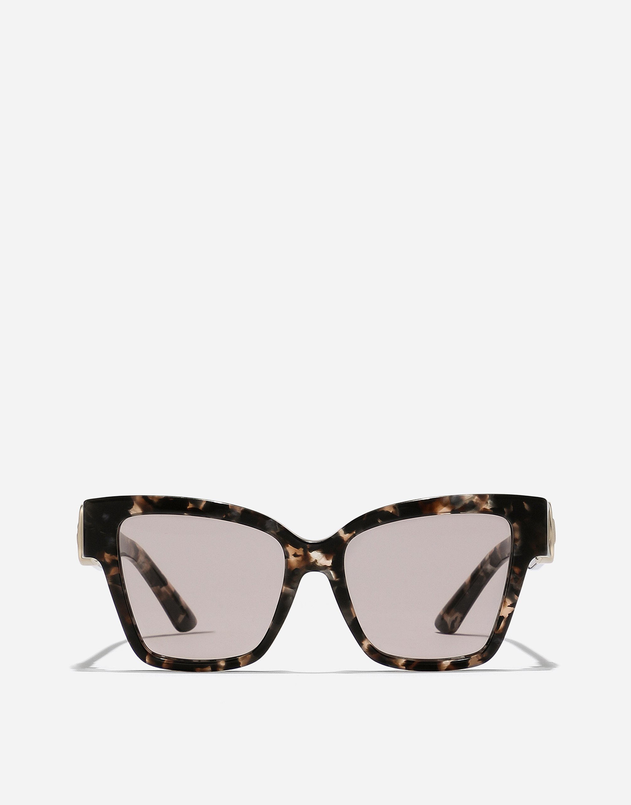 Dolce & Gabbana Dg Precious Sunglasses - Woman Havana Brown Pearl Onesize