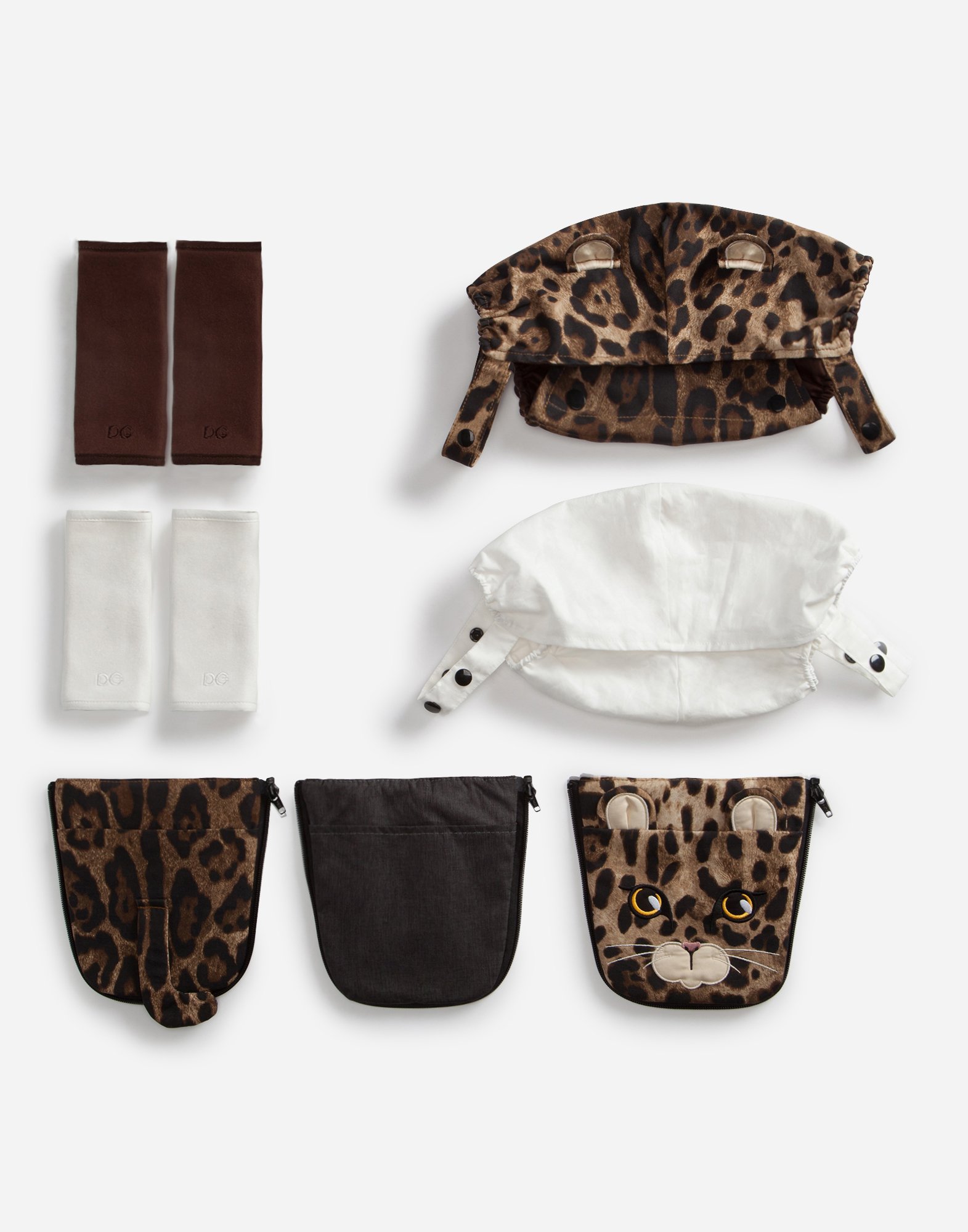 Leopard baby carrier