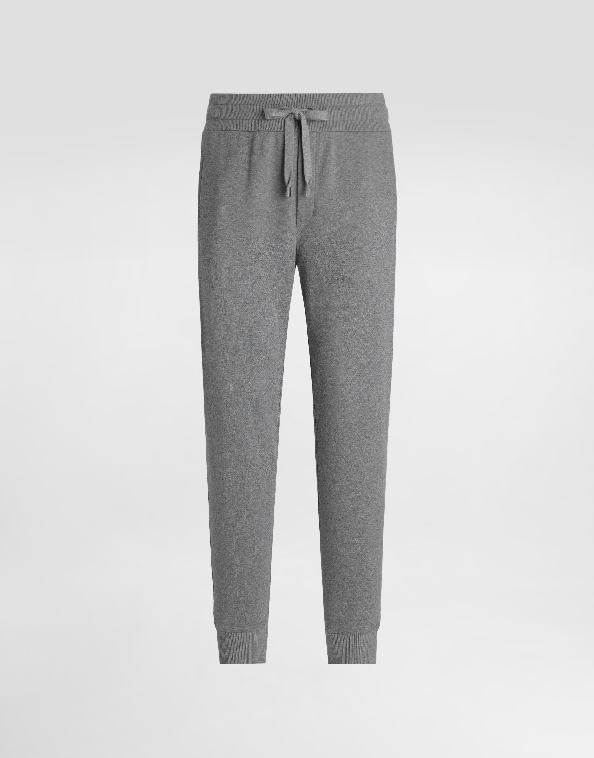 Dolce & Gabbana Stretch Jersey Jogging Pants With Tag - Man Pants And Shorts Gray