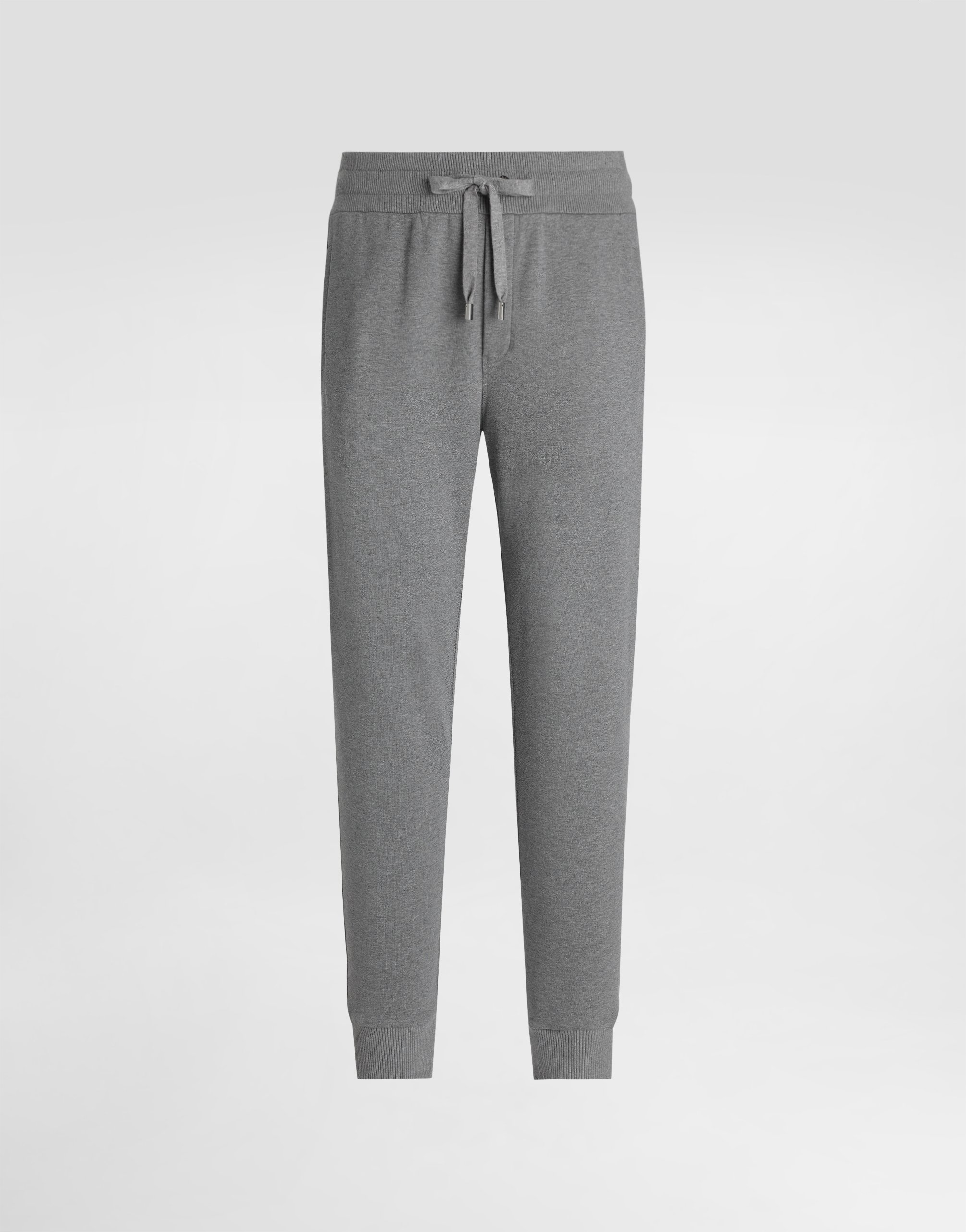 Dolce & Gabbana Stretch Jersey Jogging Pants With Tag - Man Pants And Shorts Gray
