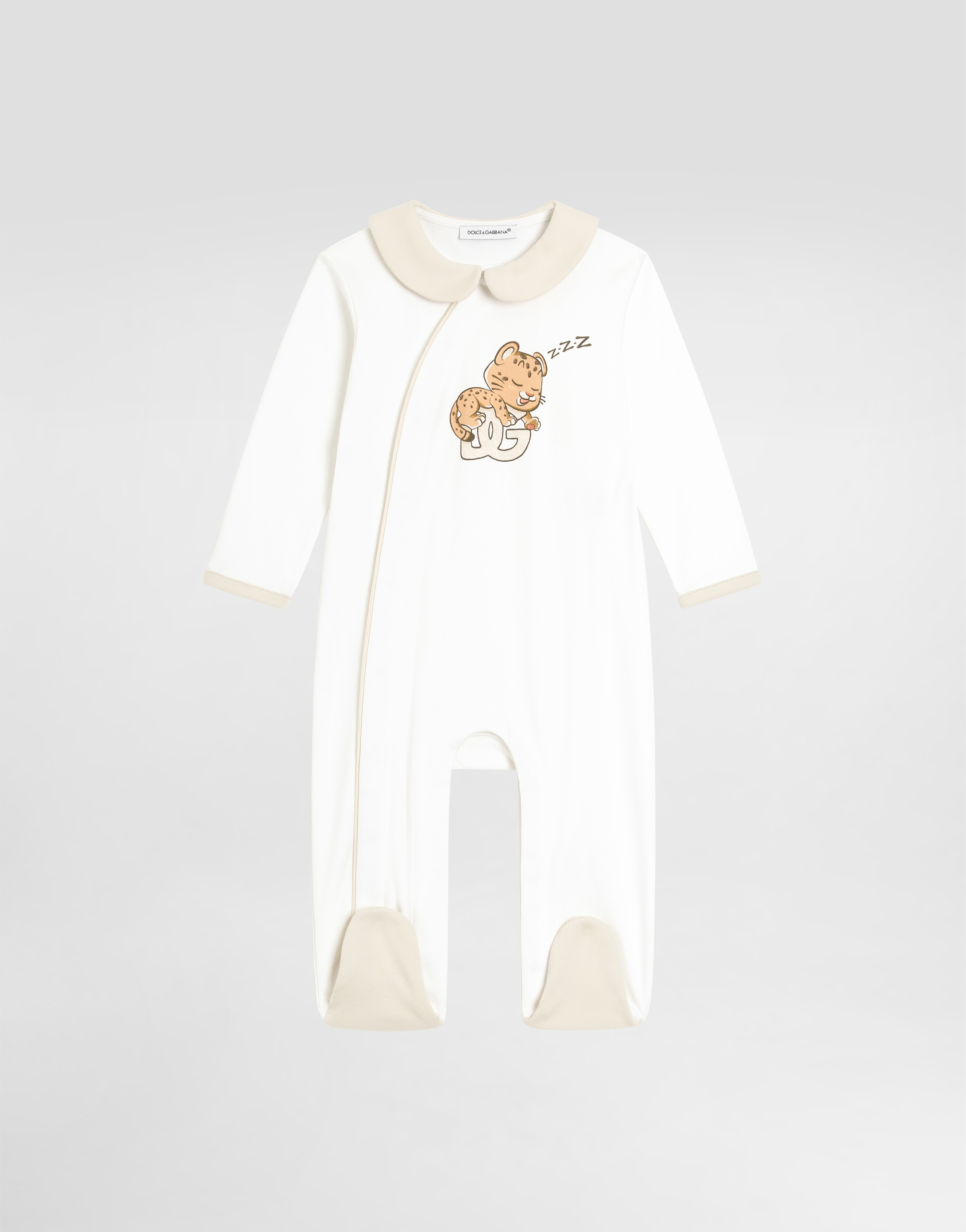  Dolce & Gabbana 3-piece Interlock Gift Set With Leopard And Dg Logo Digital Print - Homme Lots Cadeaux Et Bodys Multicolore 3/6 Months 