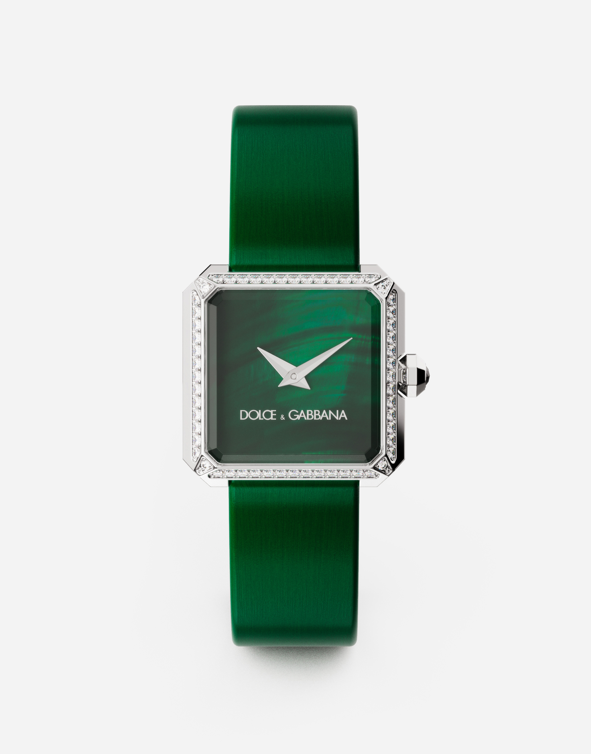 Dolce & Gabbana Sofia Steel Watch With Colorless Diamonds - Woman Watches Green Onesize
