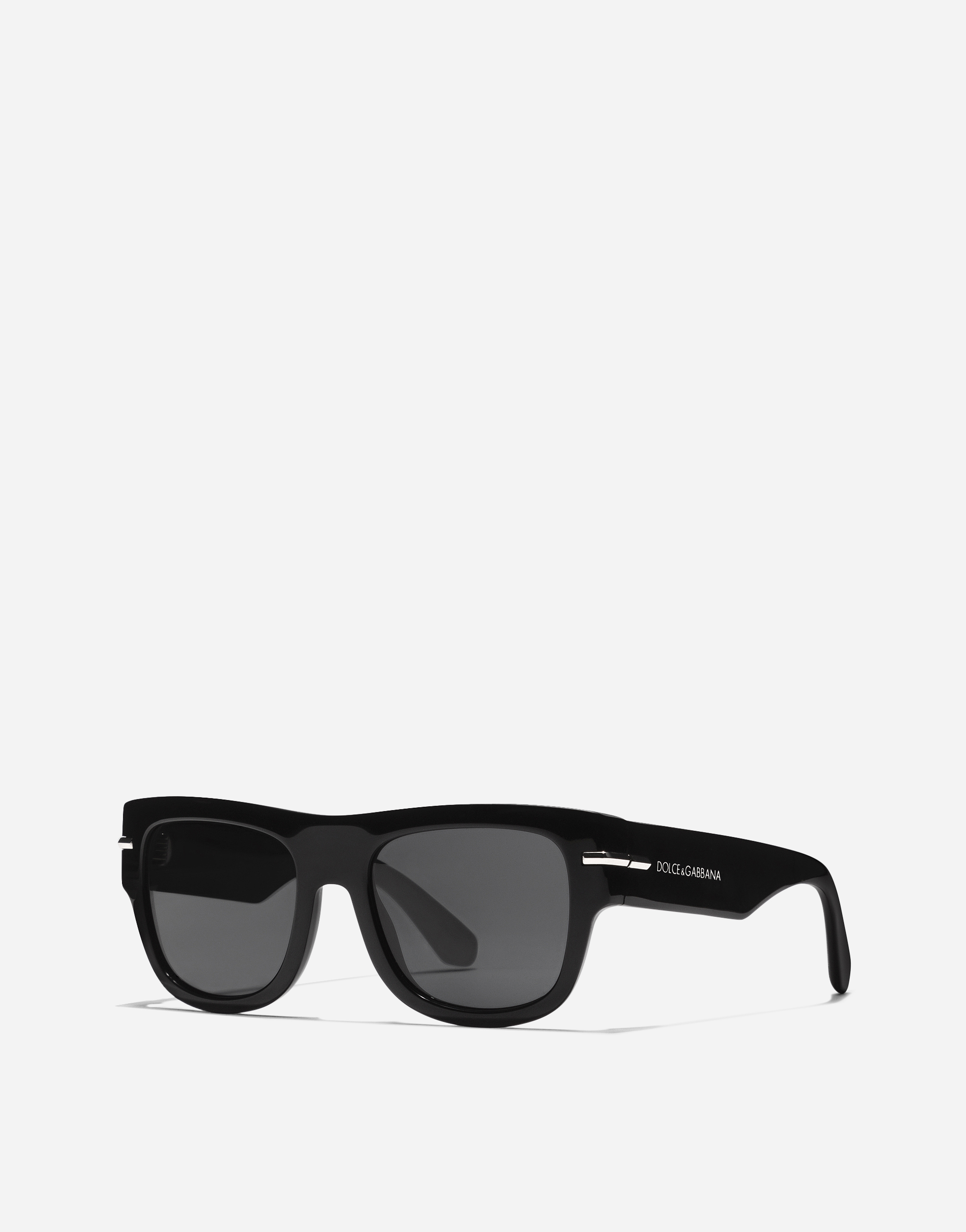 Dolce & Gabbana Dg Signature Sunglasses In Black
