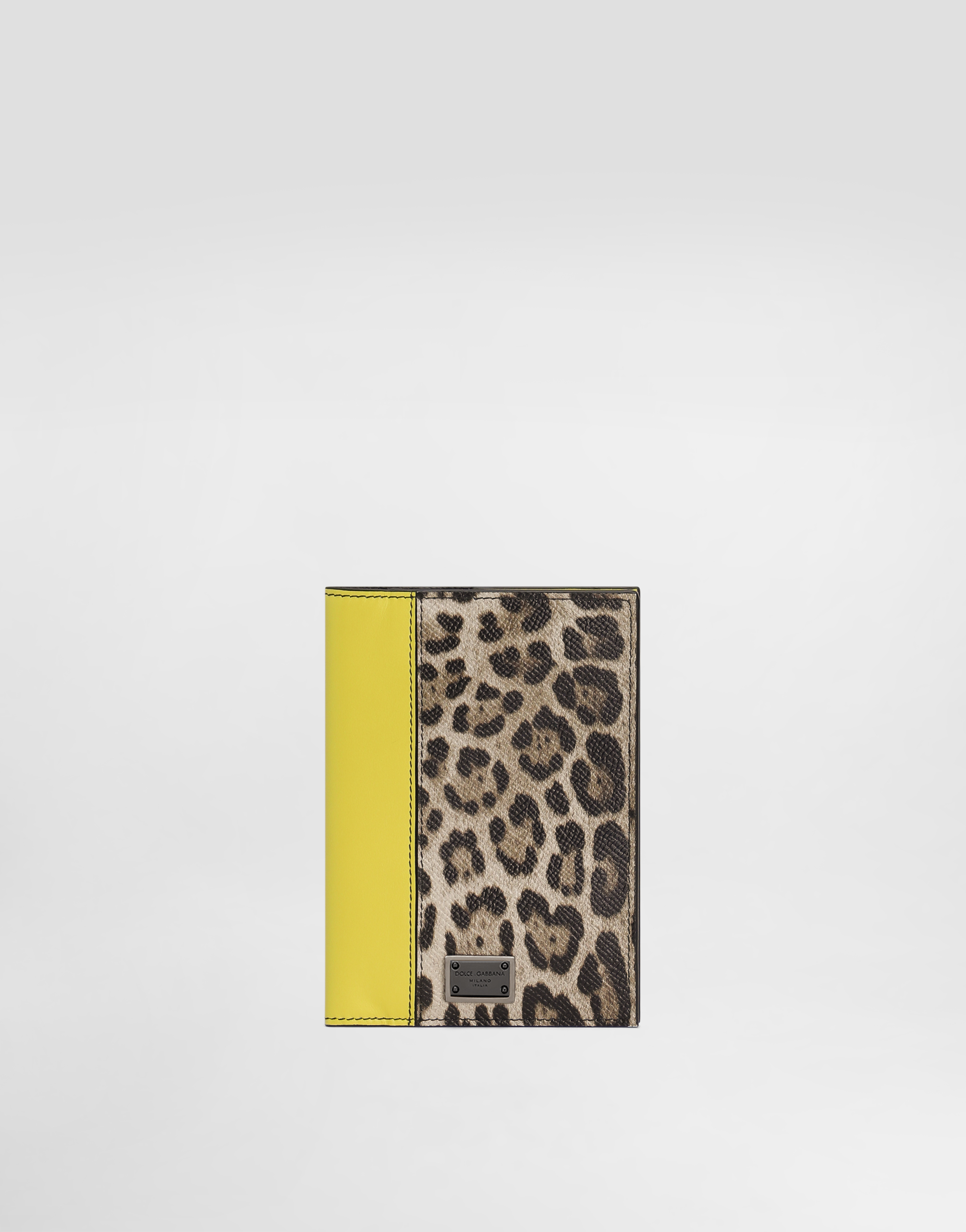 Dolce & Gabbana Dauphine Passport Holder - Man Wallets And Small Leather Goods Print Onesize