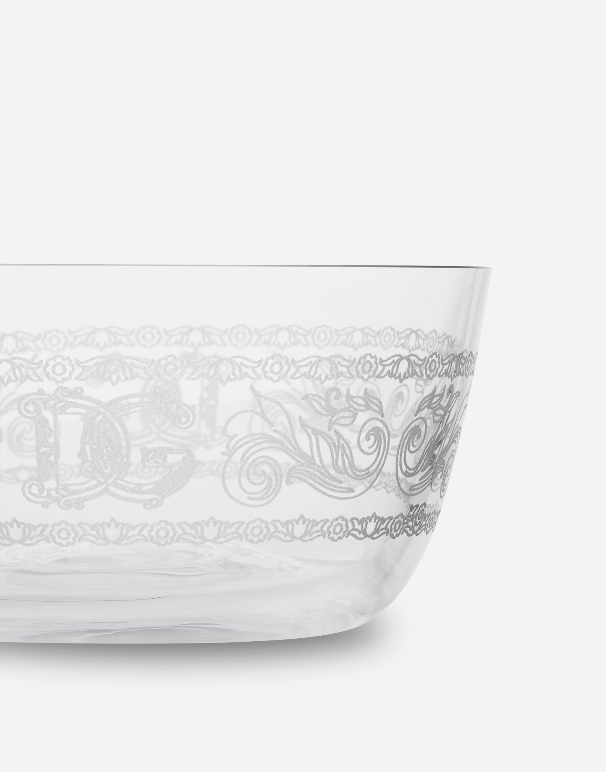 Dolce & Gabbana Set 2 Ice Cream Bowls In Multicolor