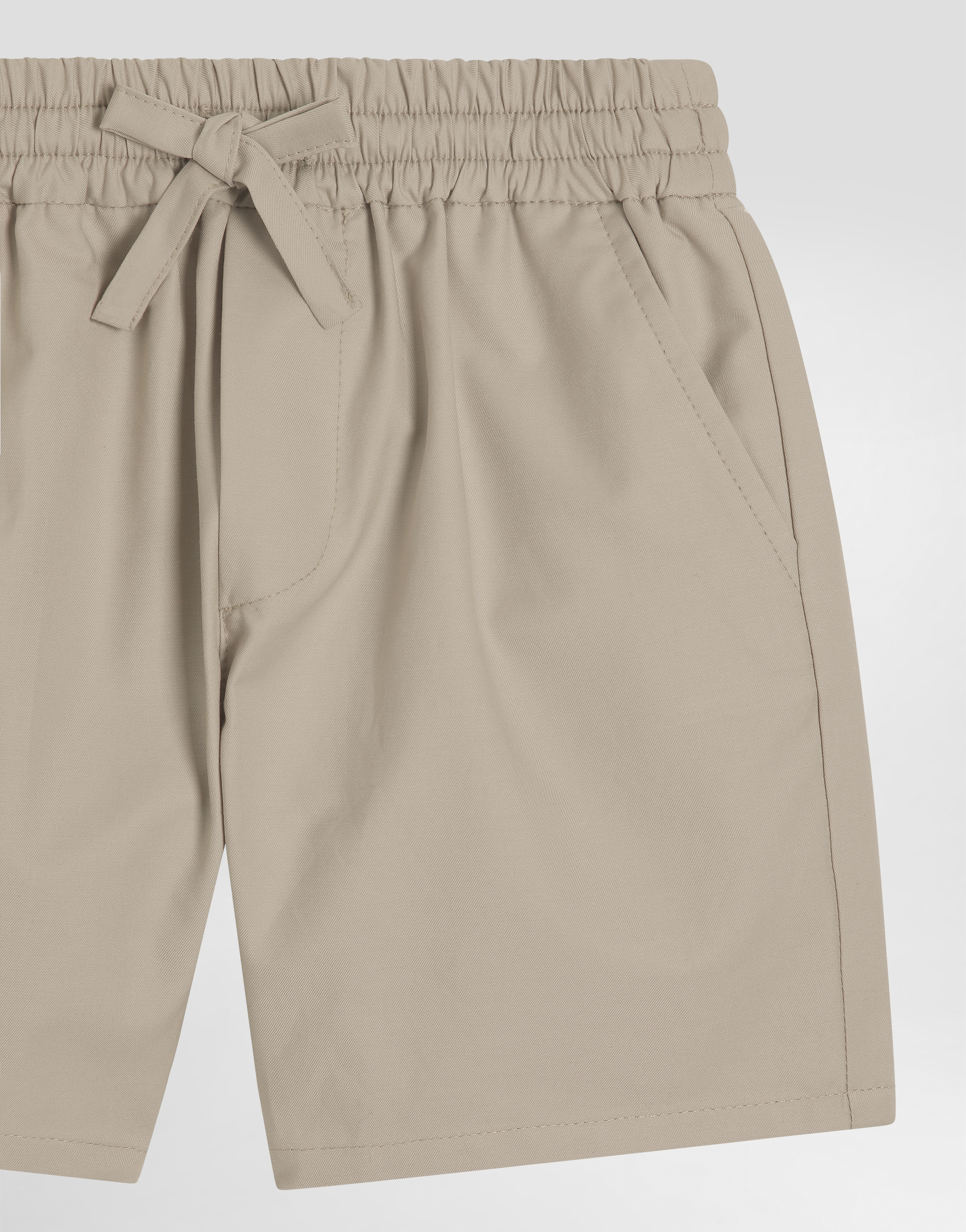 Gabardine shorts with DG logo