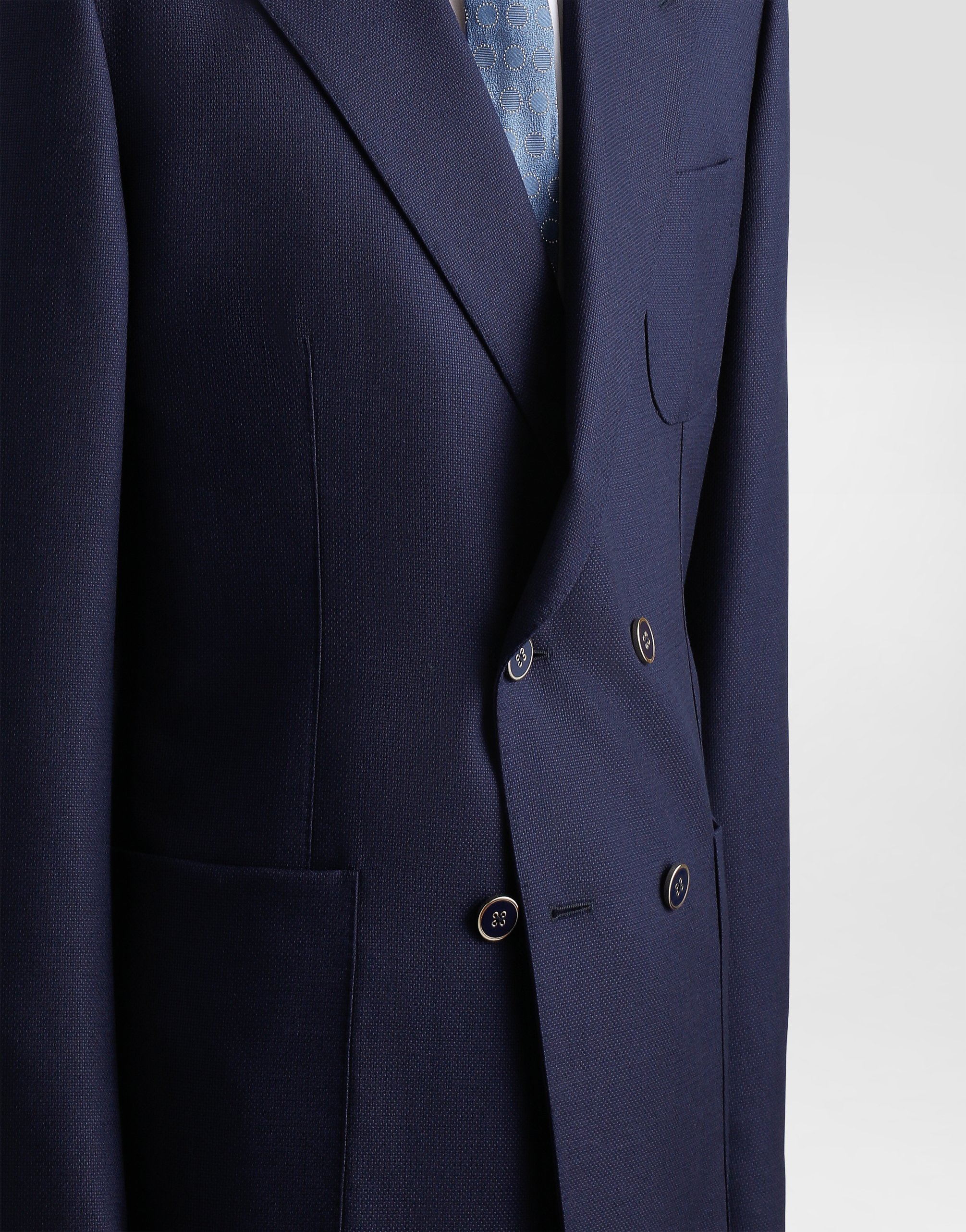 Double-breasted wool jacket