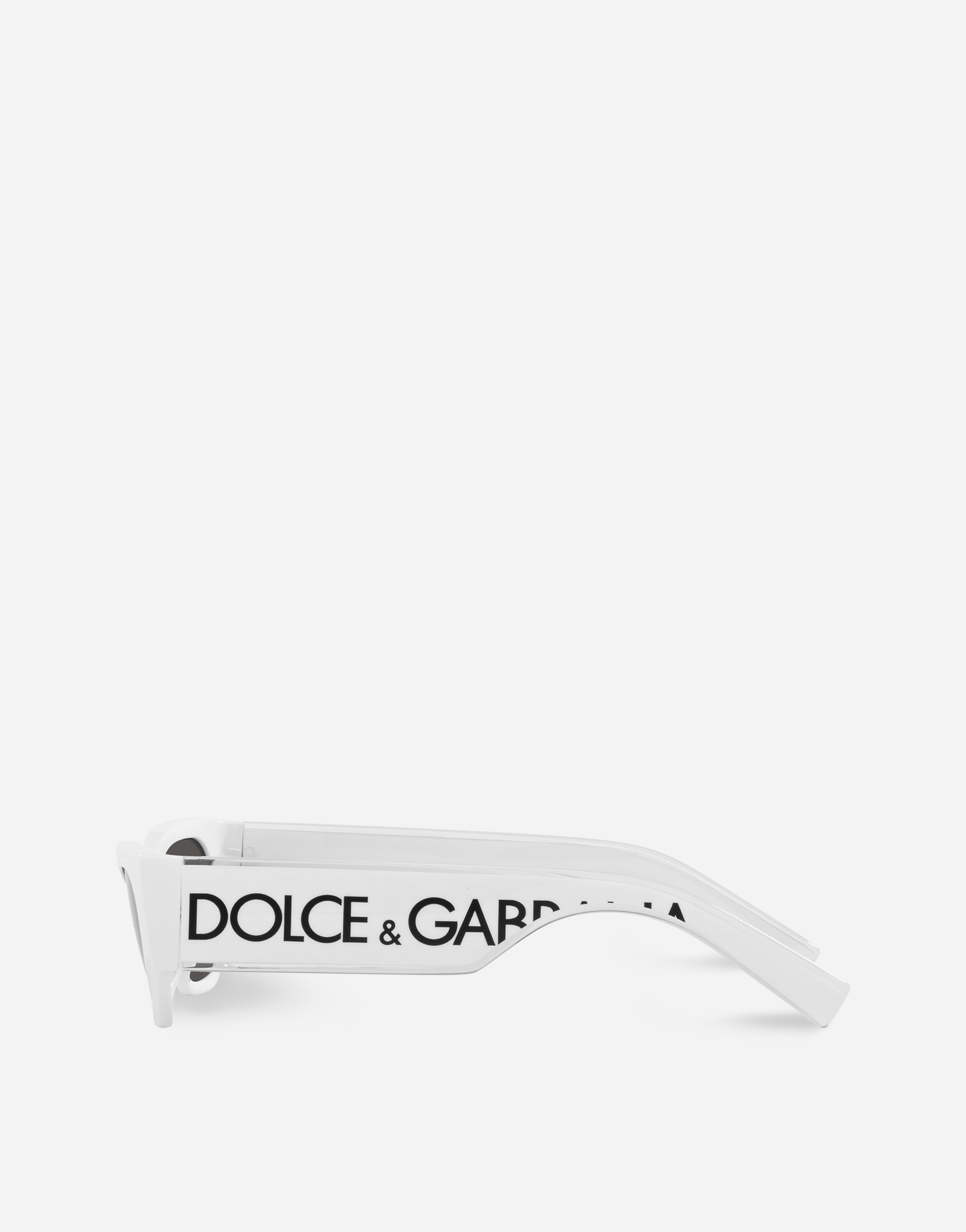 Shop Dolce & Gabbana Dg Elastic Sunglasses In White