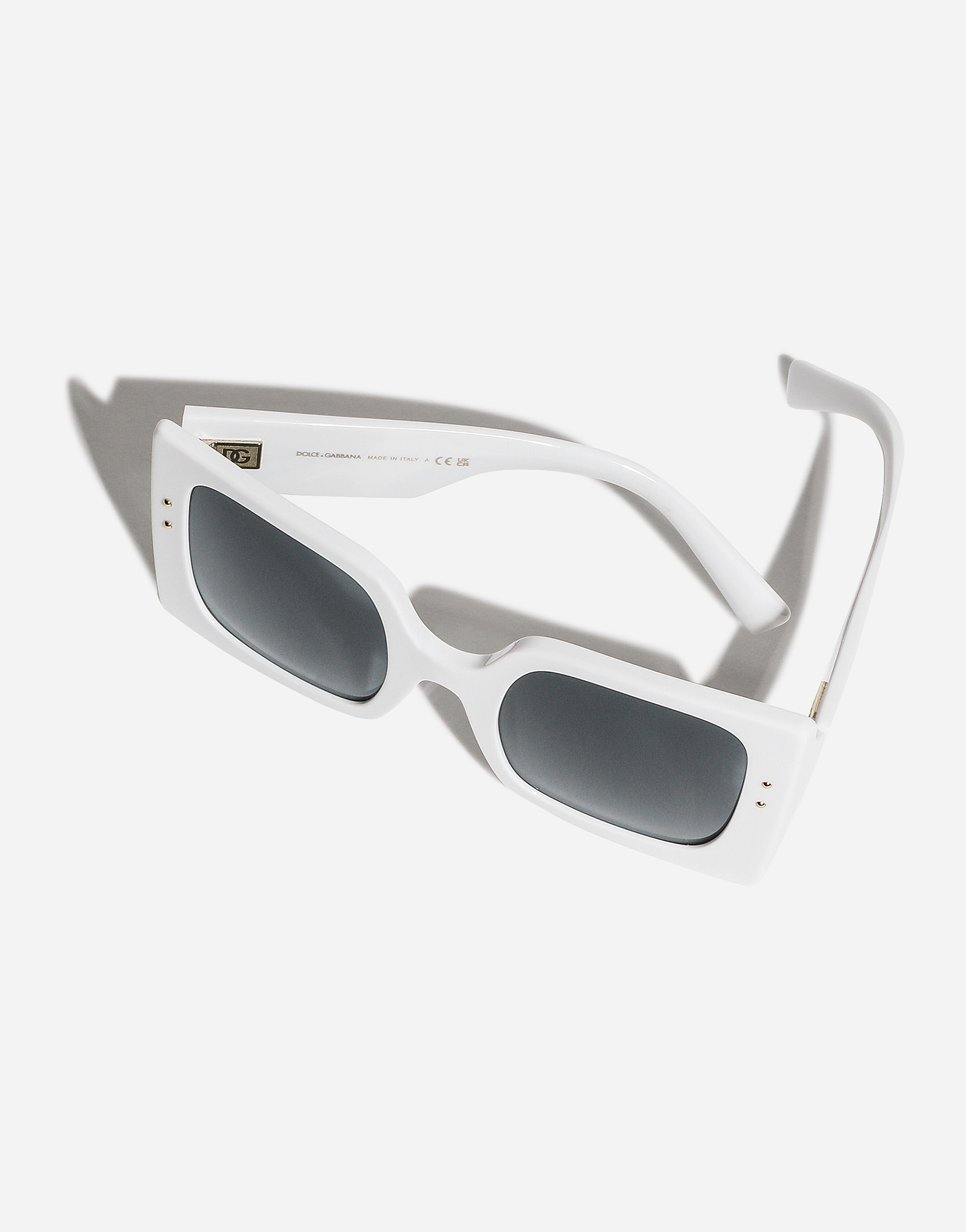 Dolce & Gabbana Square-frame Sunglasses In White