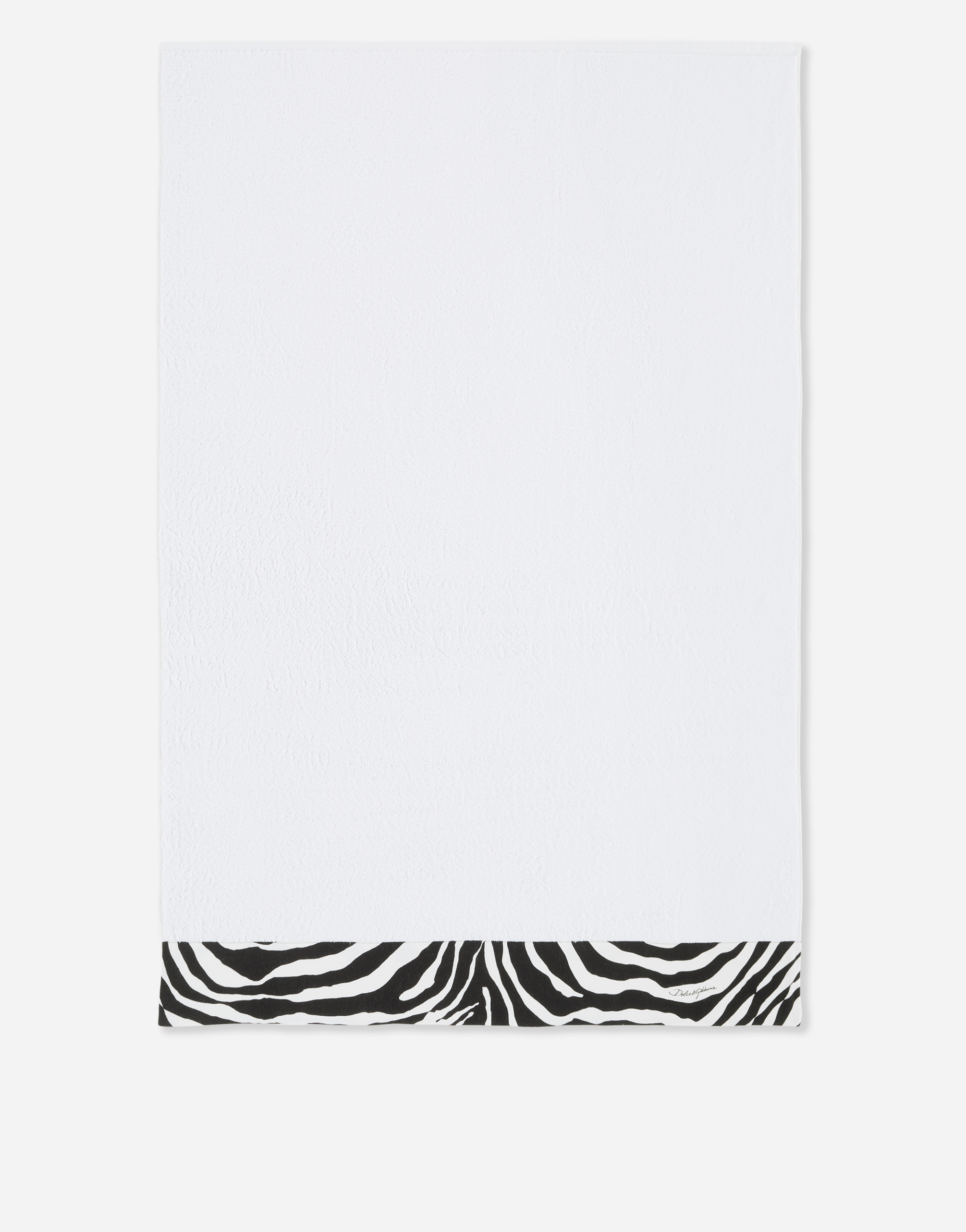 Dolce & Gabbana Set Of Five Terry Cotton Towels In Multicolor