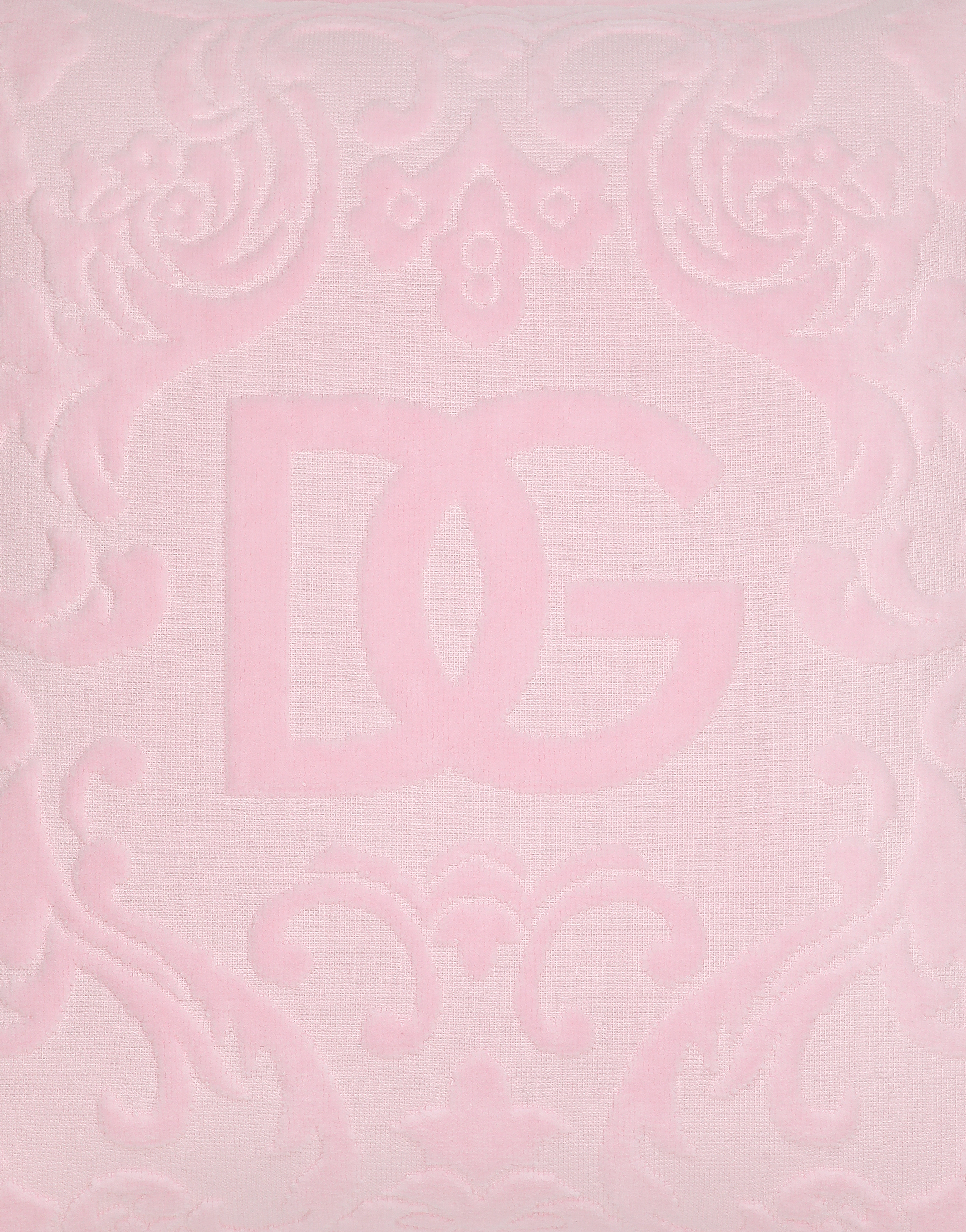 Dolce & Gabbana Cotton Terry Outdoor Cushion In Multicolor