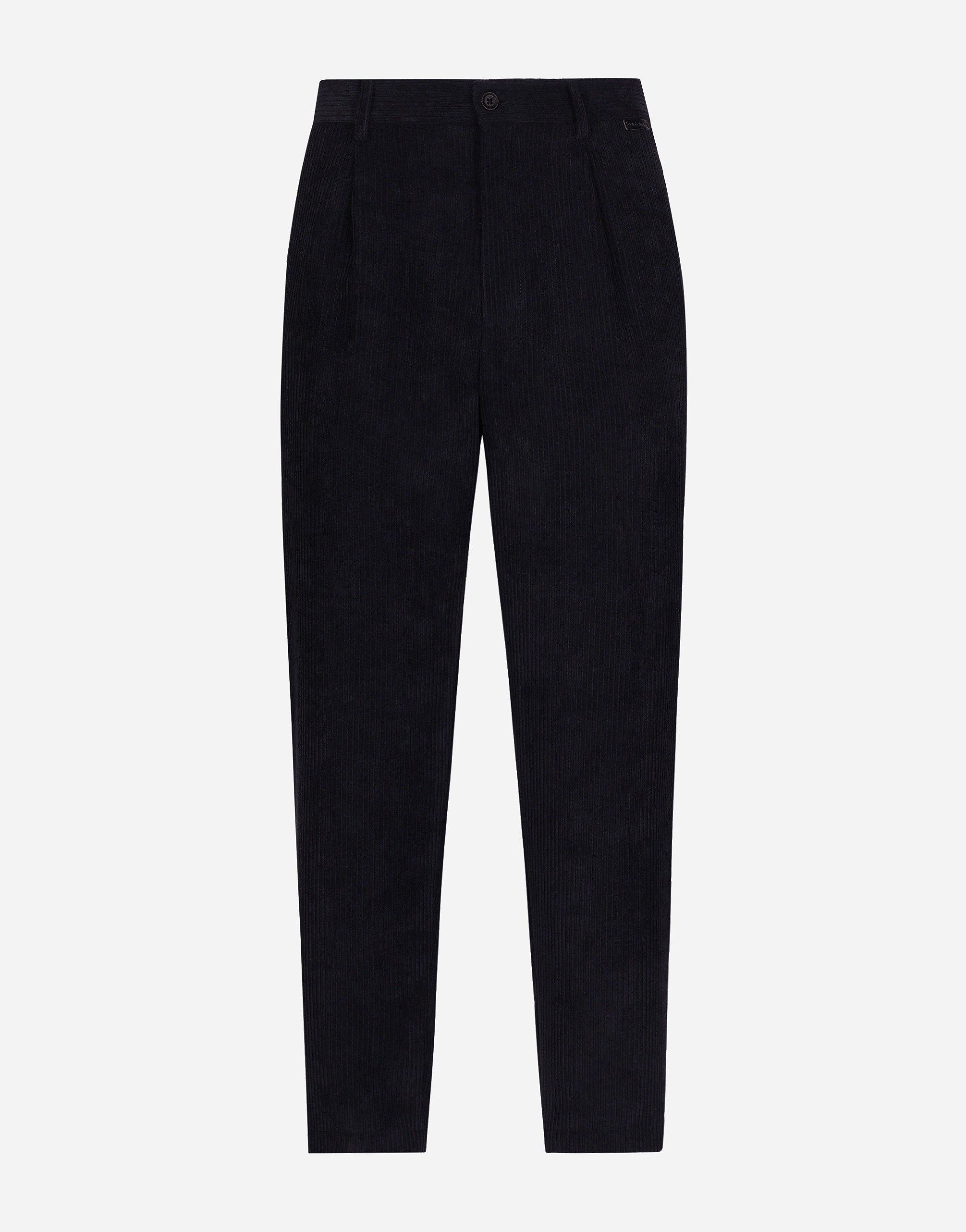 Dolce & Gabbana Corduroy Pants - Man Pants And Shorts Black