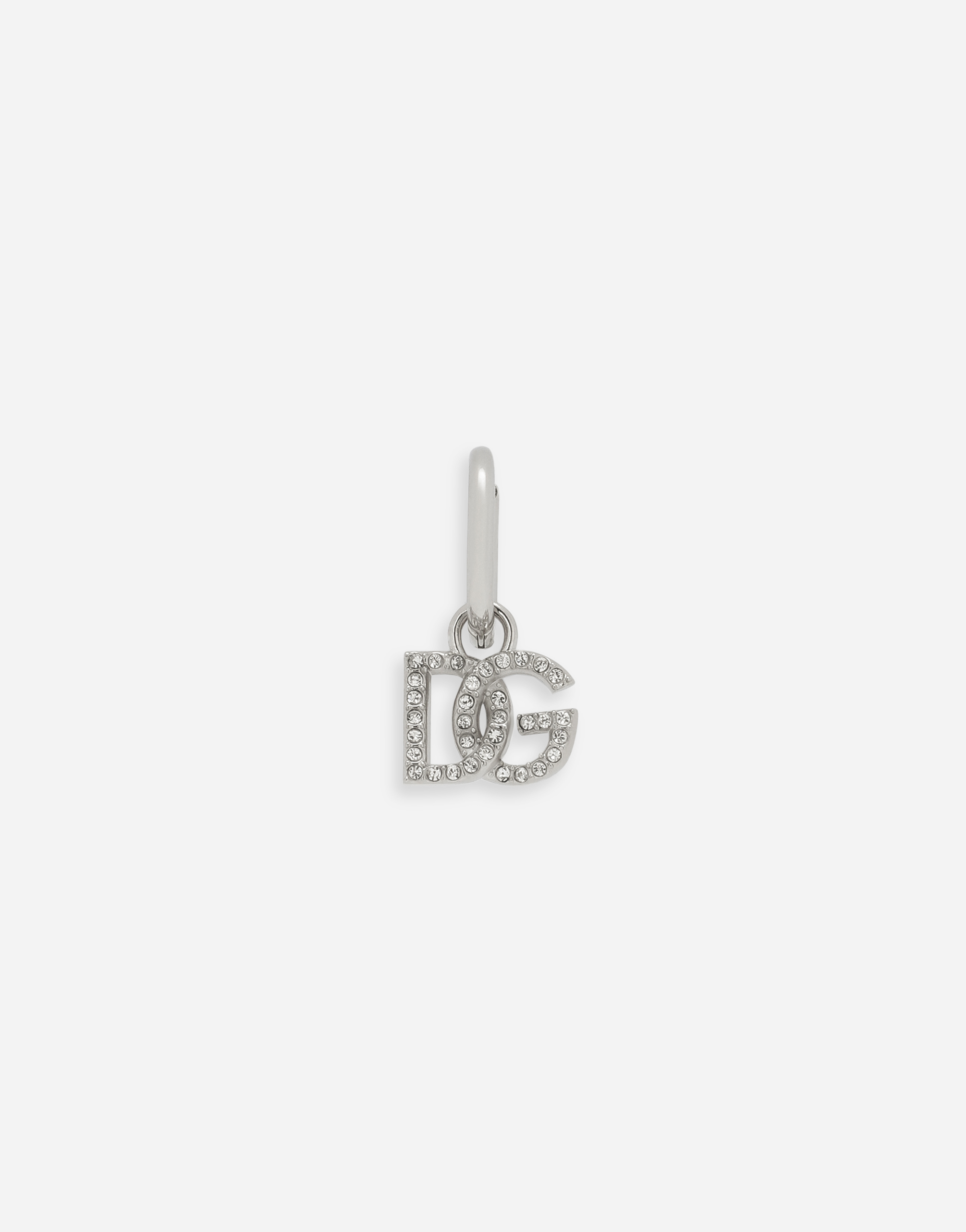 DOLCE & GABBANA SINGLE EARRING WITH DG LOGO