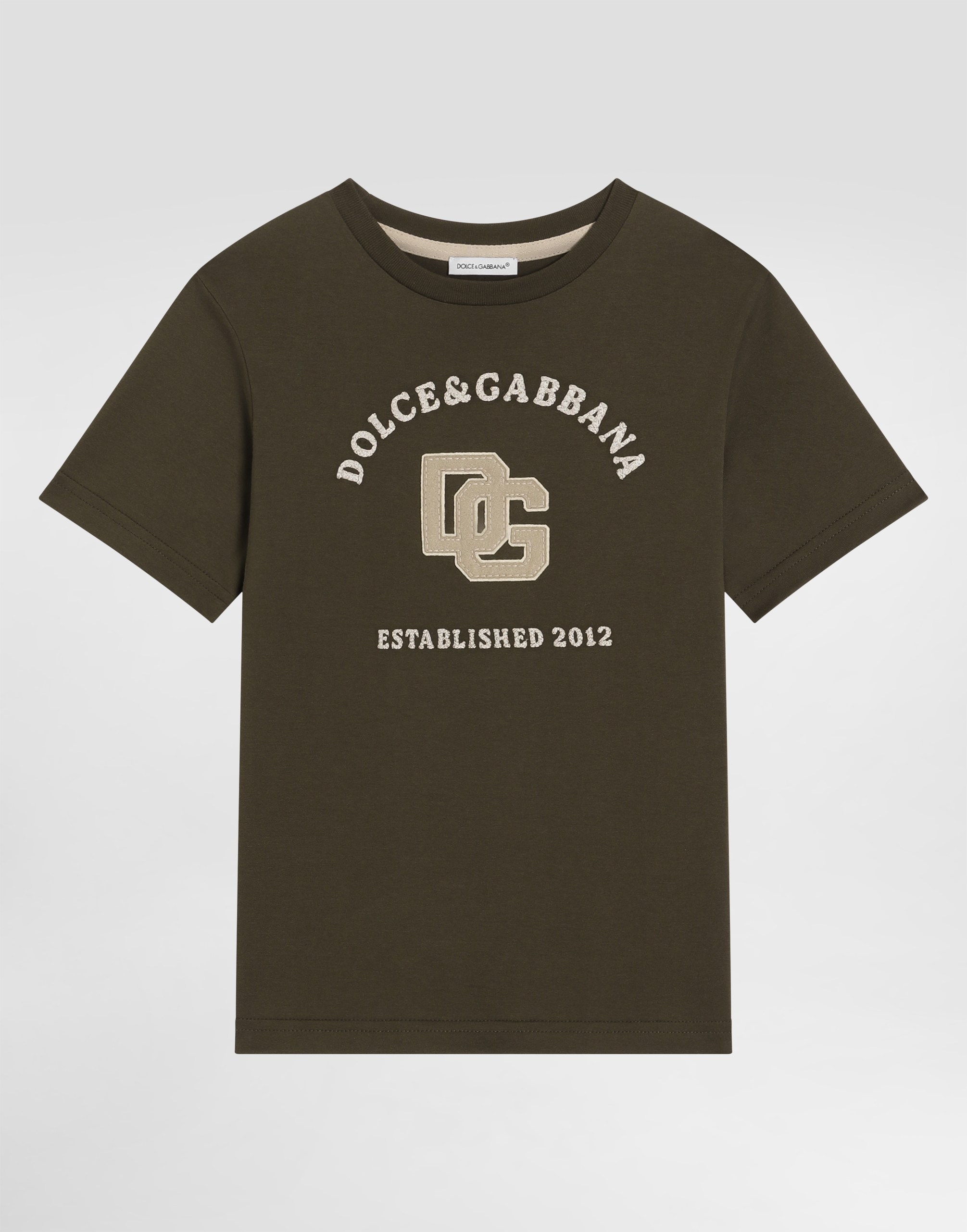 Greyのボーイズ エンブロイダード アップリケ ジャージー T シャツ