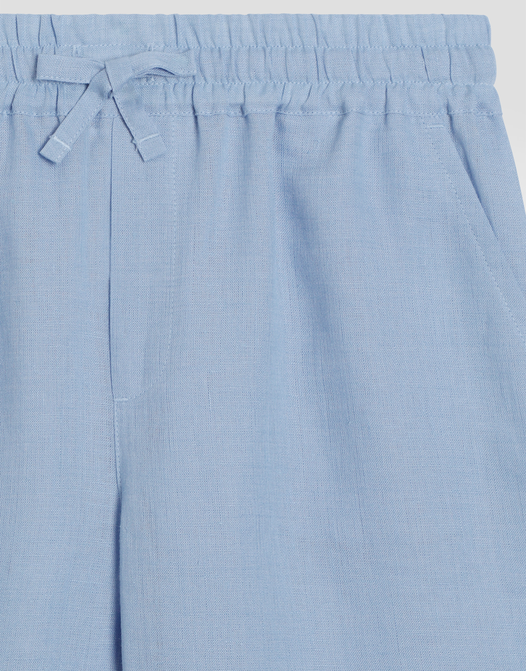 Linen canvas bermuda shorts