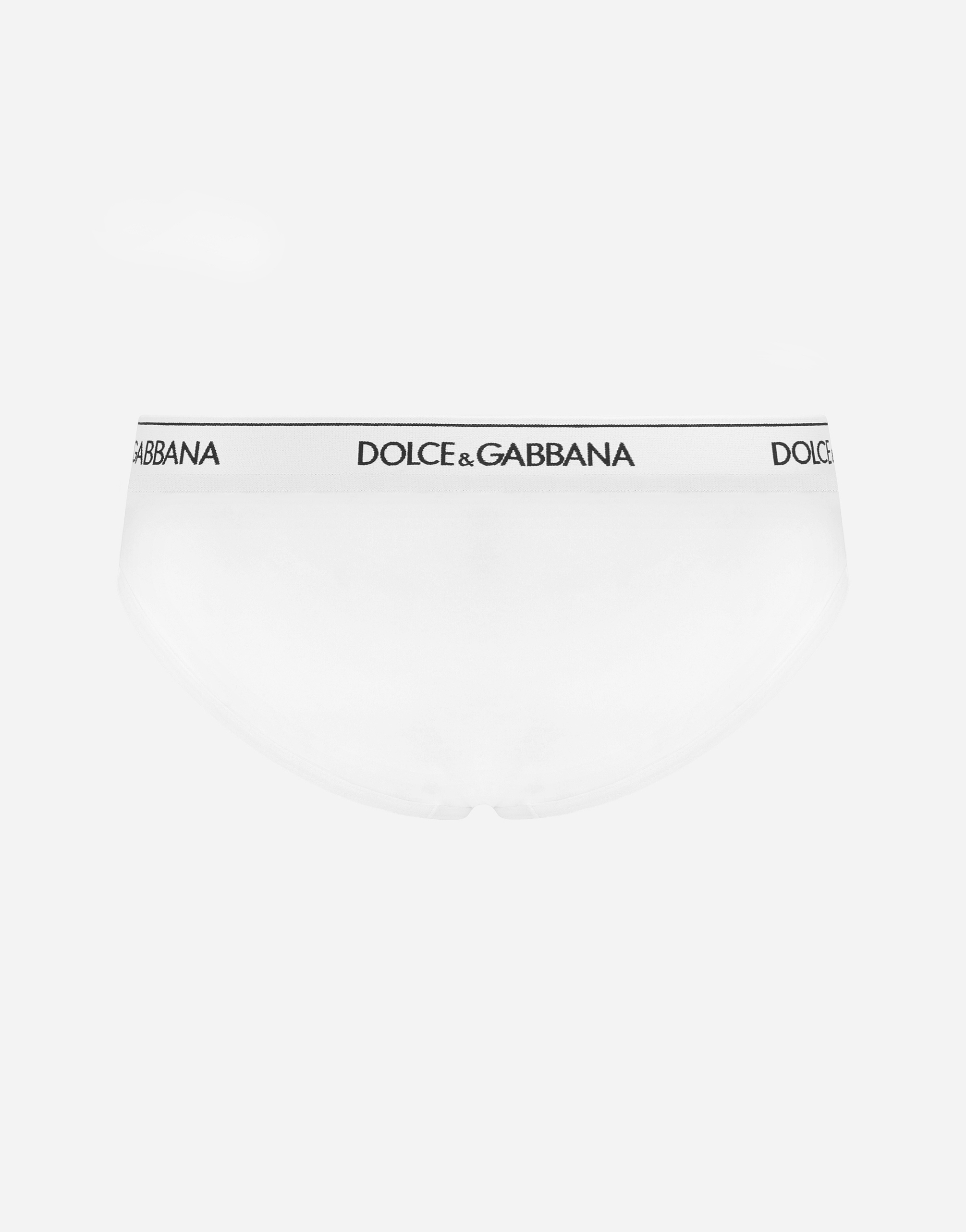 Stretch cotton mid-rise briefs two pack