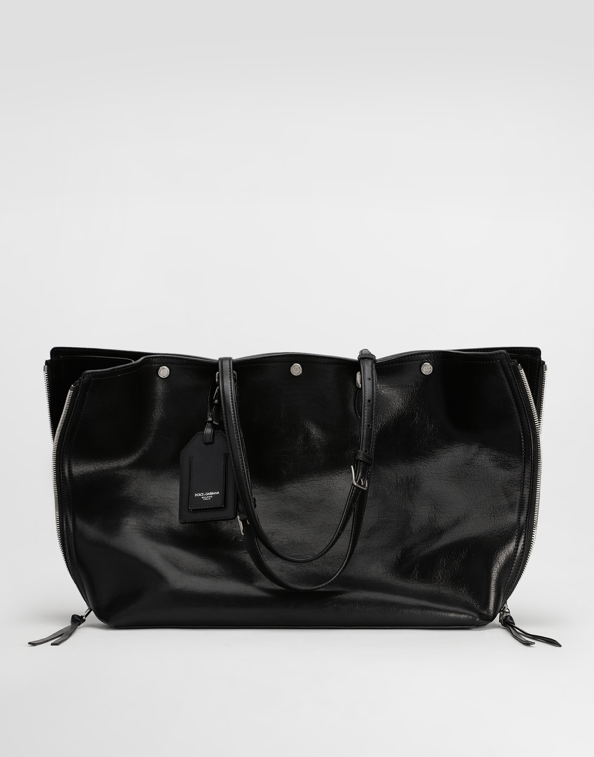 Atene calfskin shopping bag
