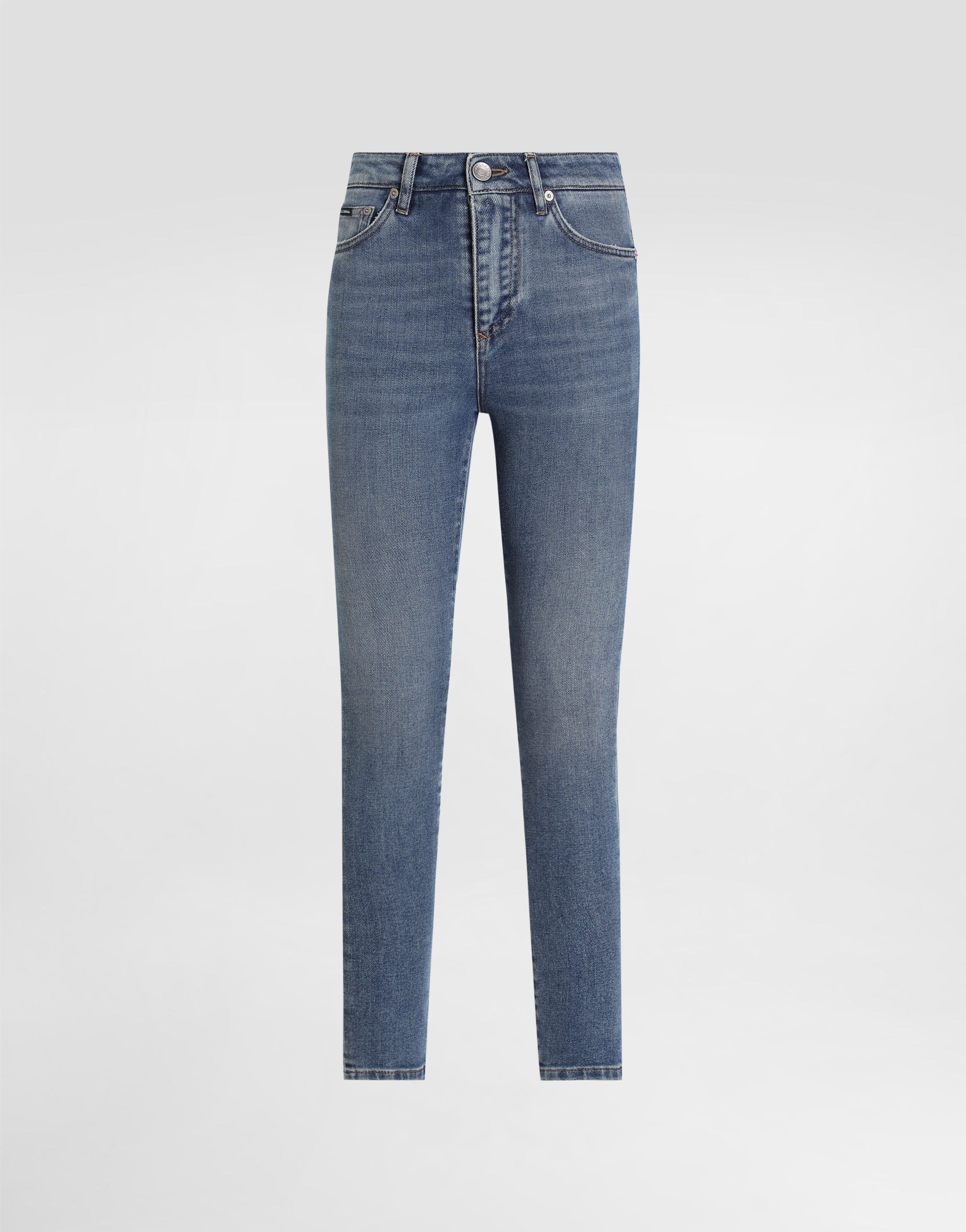 Dolce & Gabbana Skinny Denim Jeans - Woman Denim And Jeans Multi-colored 40