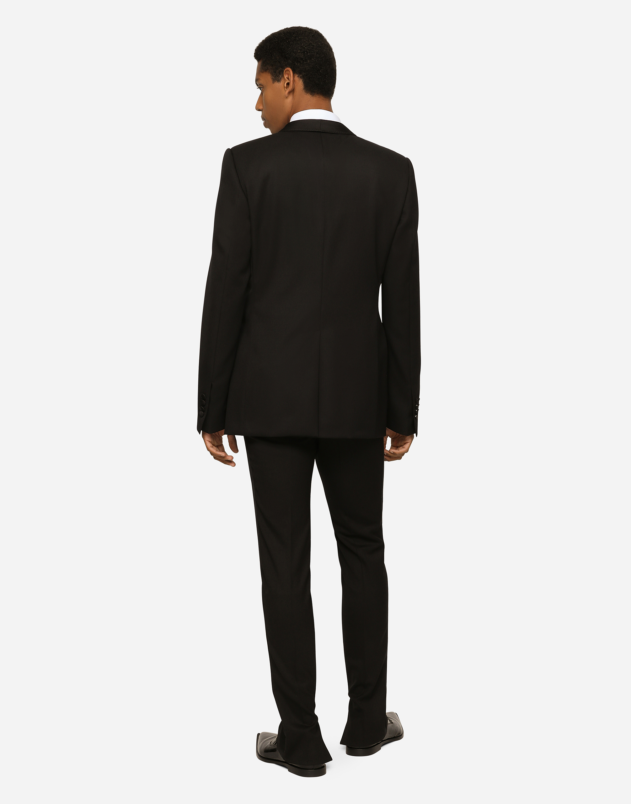 Dolce & Gabbana Black Wool Blazer In Black