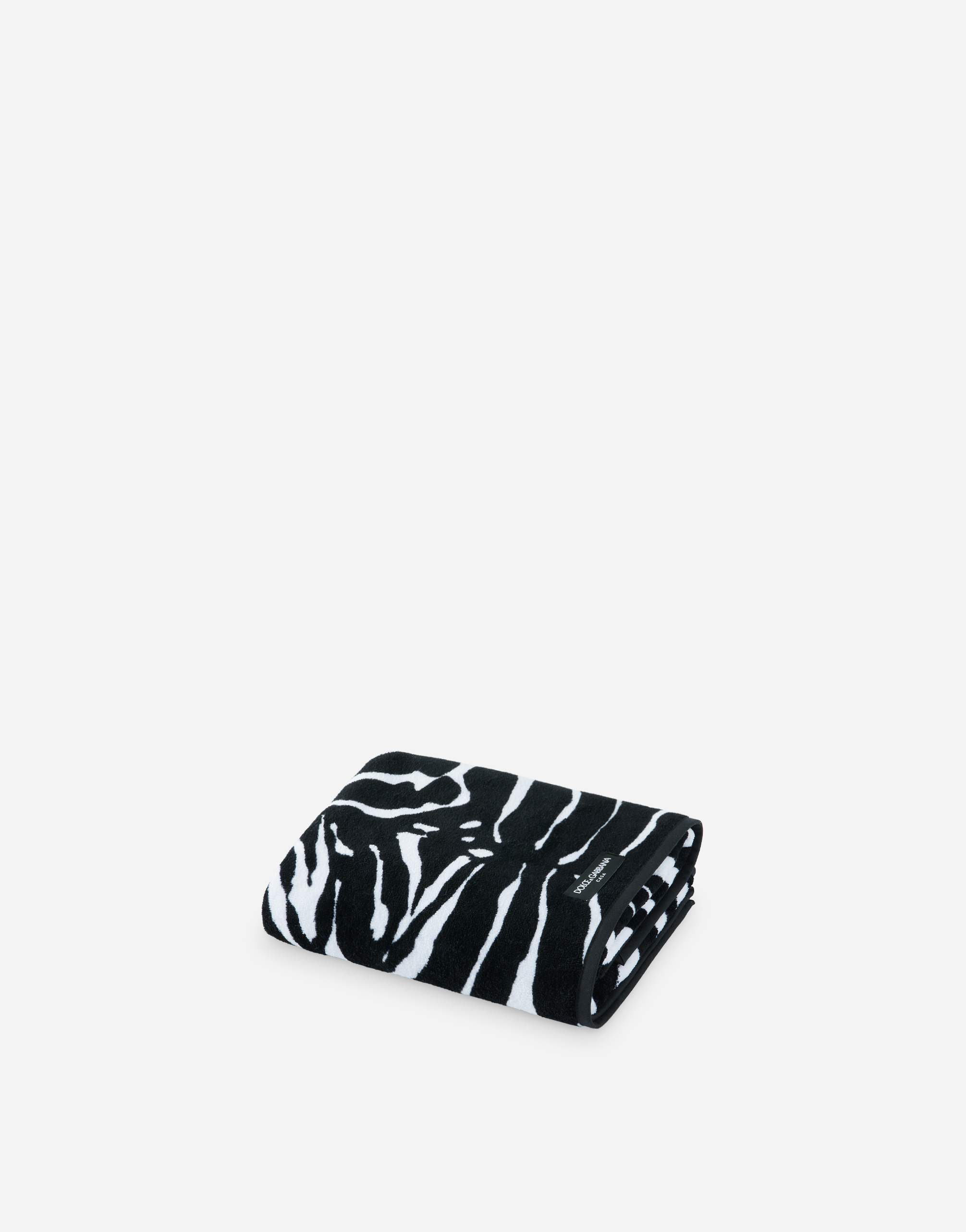Dolce & Gabbana Terry Cotton Hand Towel In Multicolor