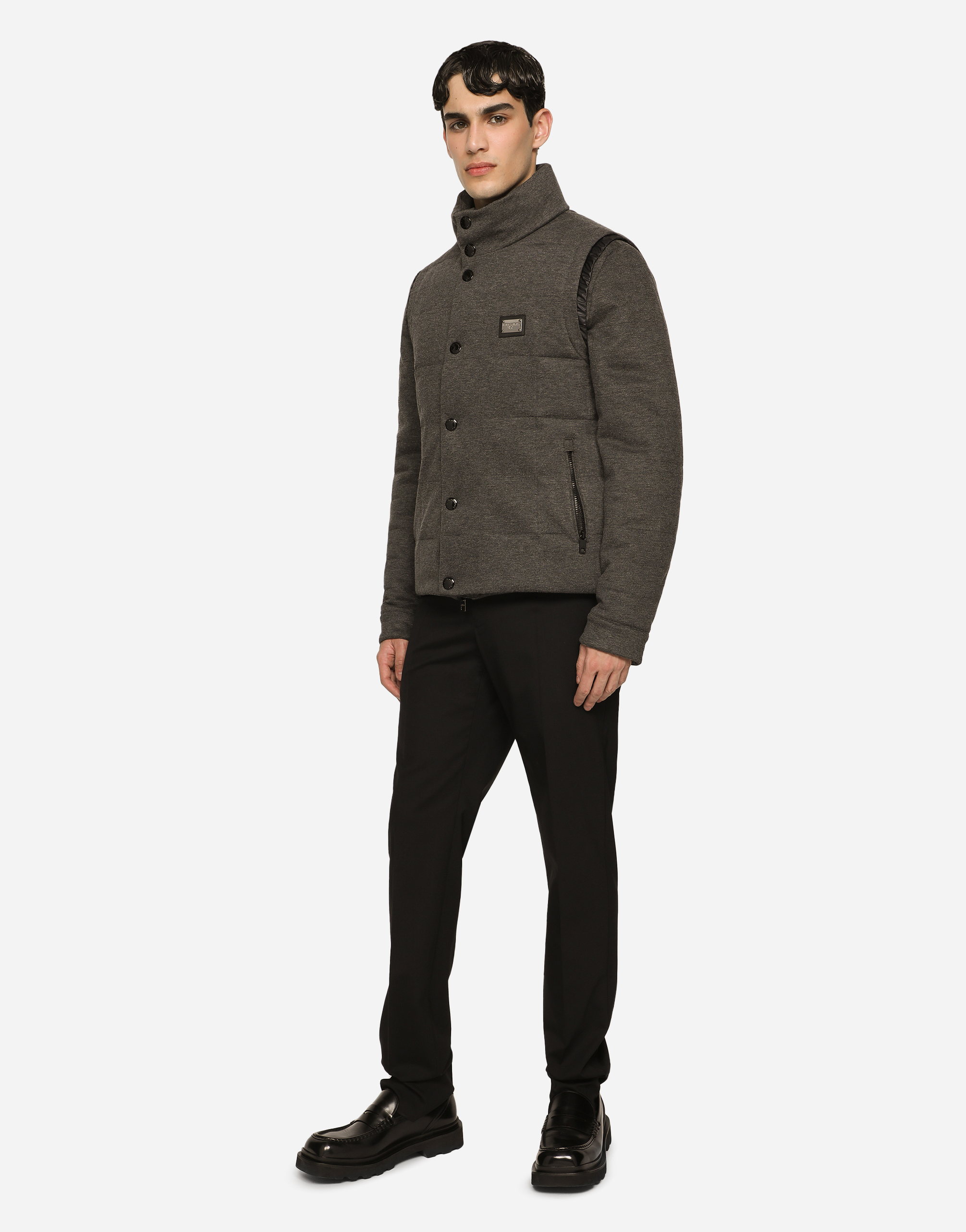 Dolce & Gabbana Giubbotto In Grey