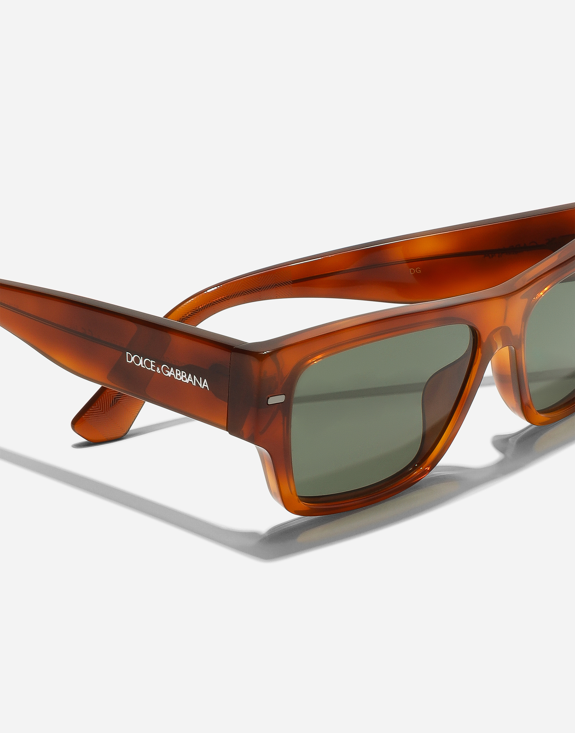 Shop Dolce & Gabbana Lusso Sartoriale Sunglasses In Brown