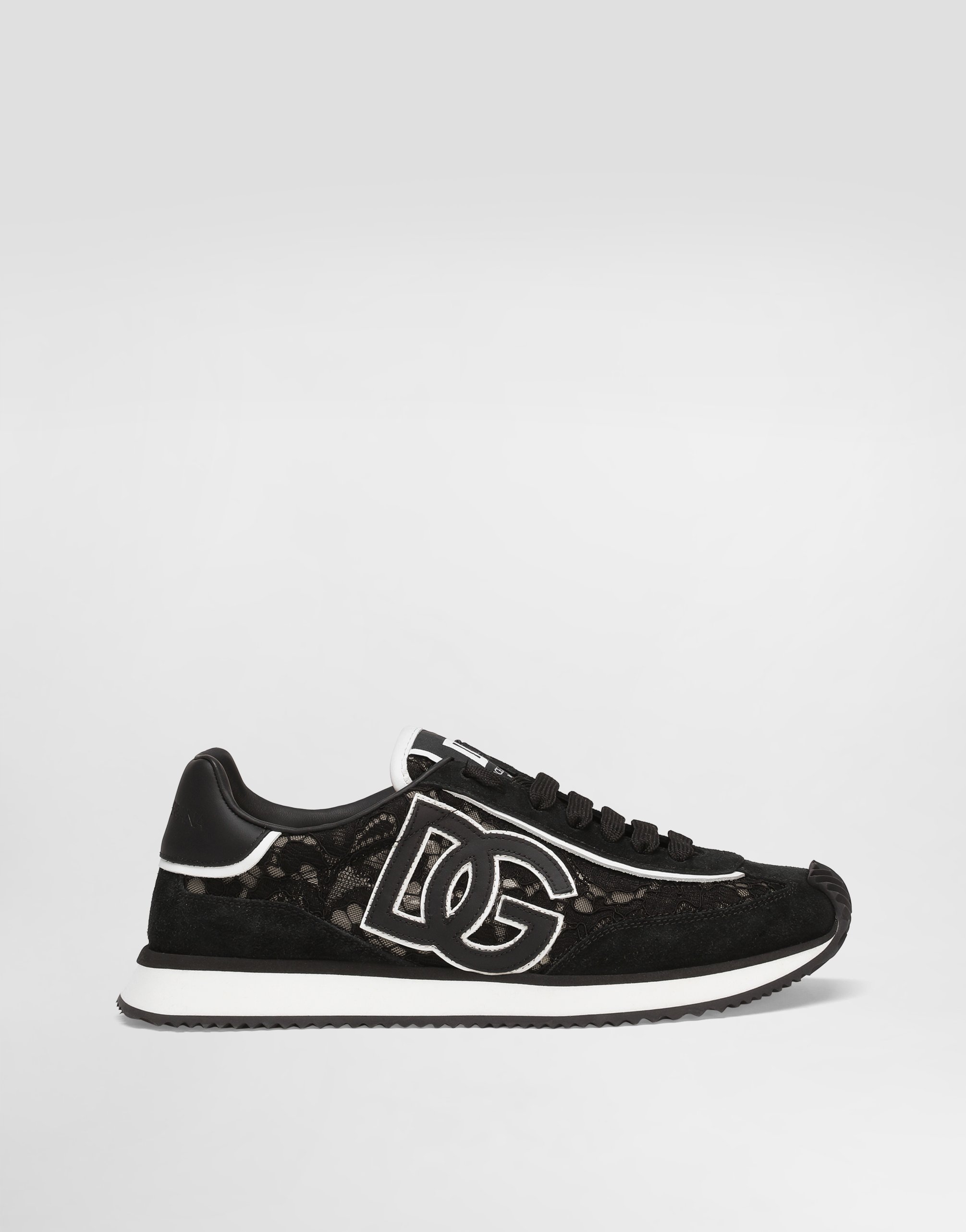 スニーカー Dolce & Gabbana 'DG Cushion' sneakers (CK2340A9AC2 89697) DG Cushion sneakers in calfskin and fabric in Multicolor for