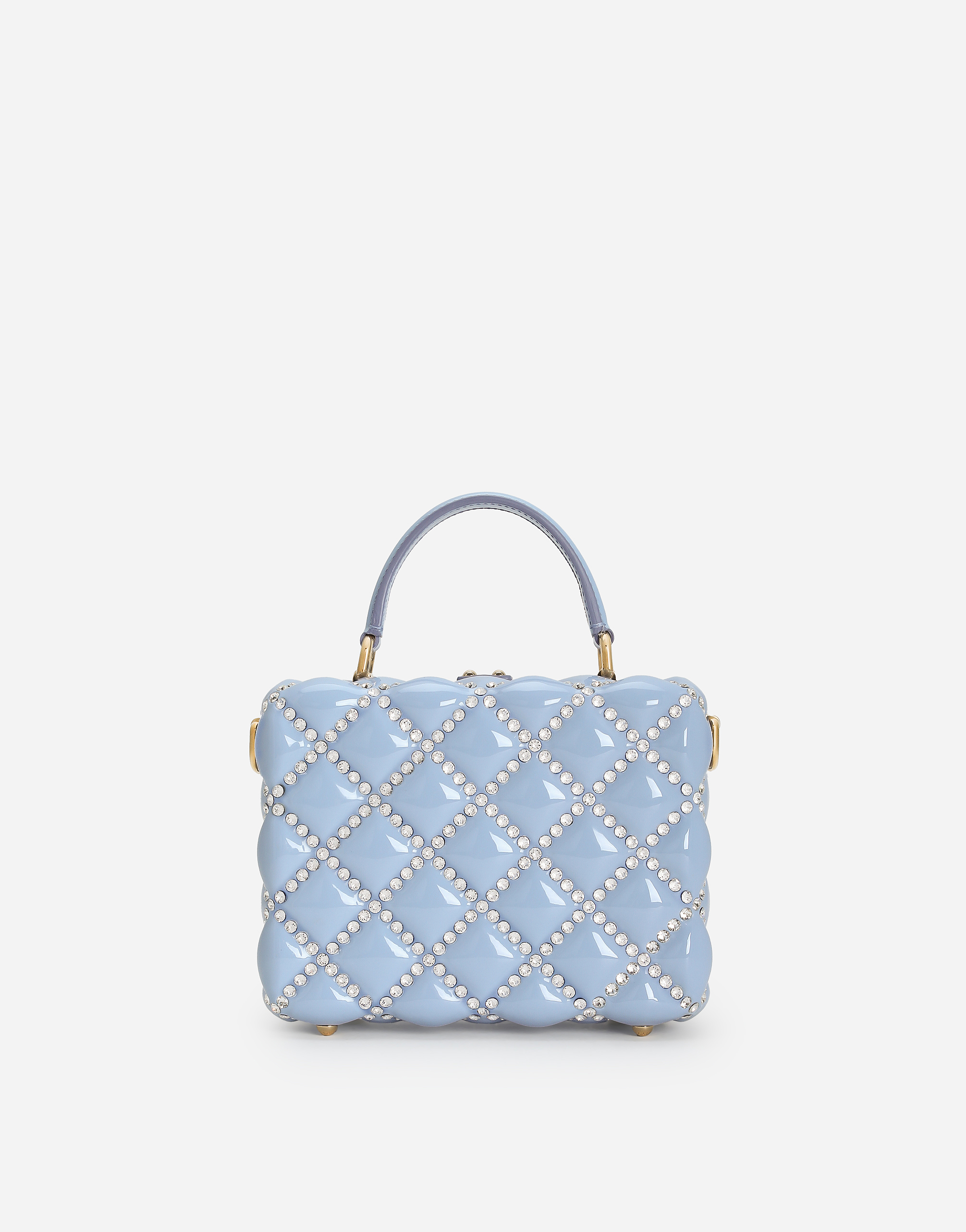 Dolce & Gabbana Dolce Box Handbag In Light Blue