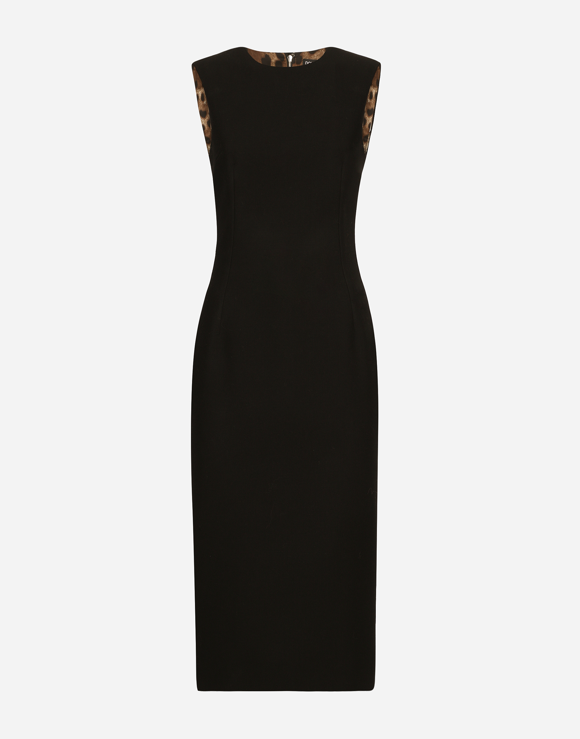 Dolce & Gabbana Wool Sheath Dress - Woman Dresses Black