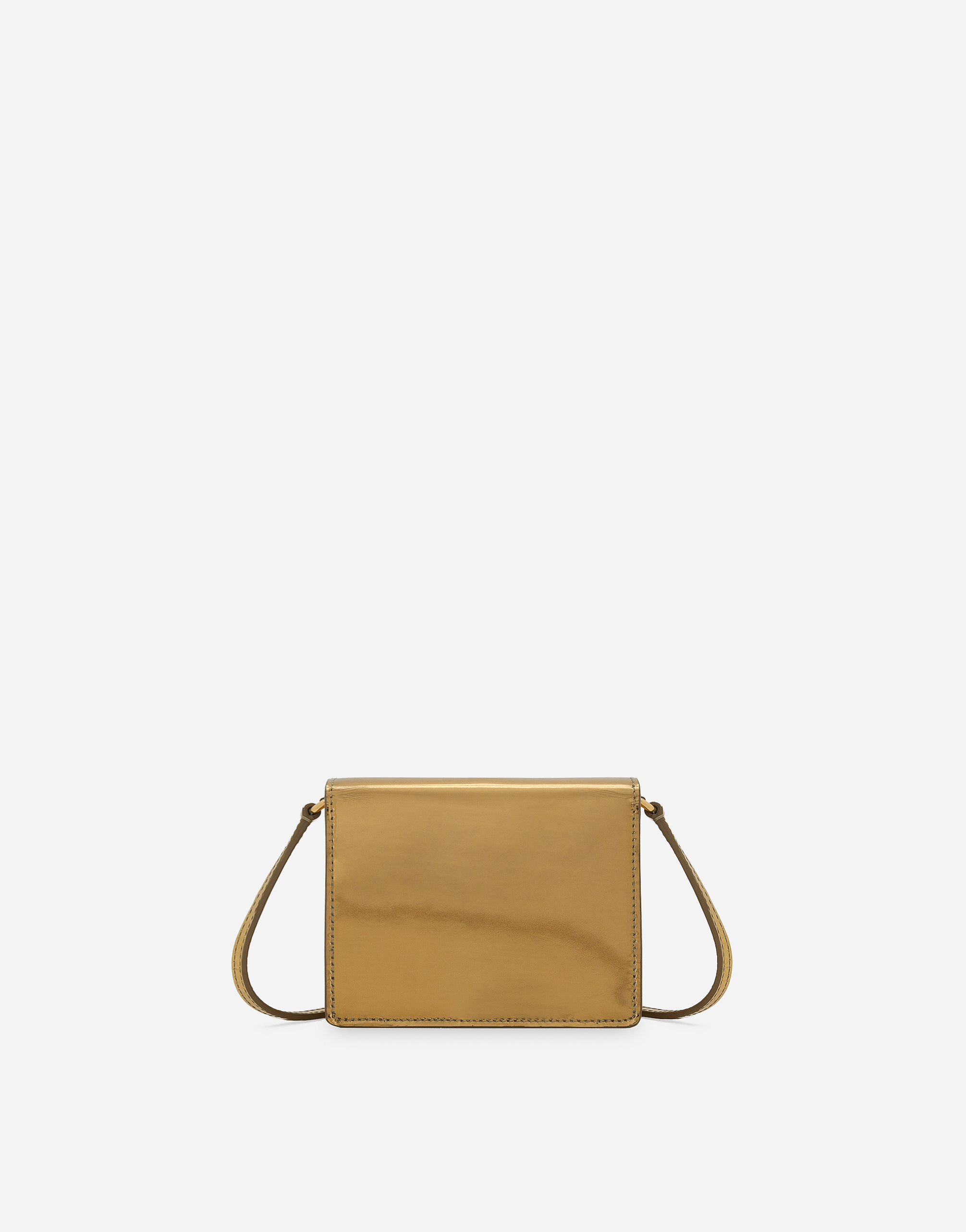Shop Dolce & Gabbana Small Dg Logo Bag Crossbody Bag In Gold
