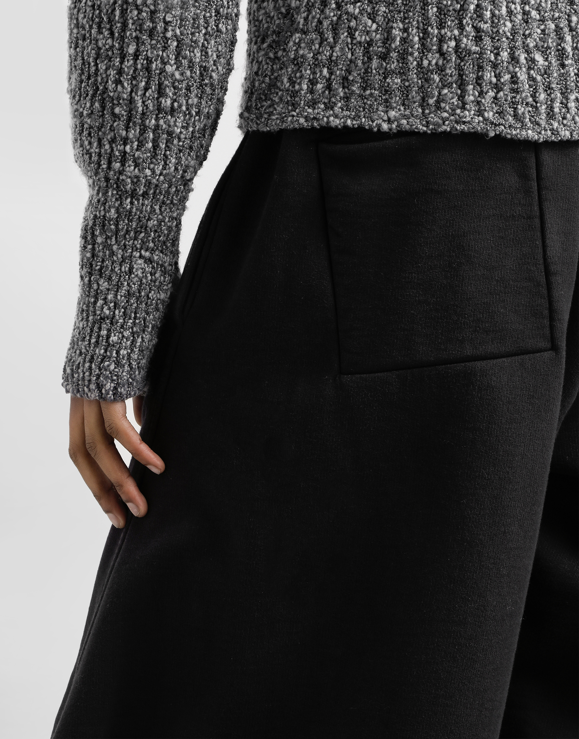 Dolce & Gabbana Men Sweatpants With Elastic Waist And Inserts In Black