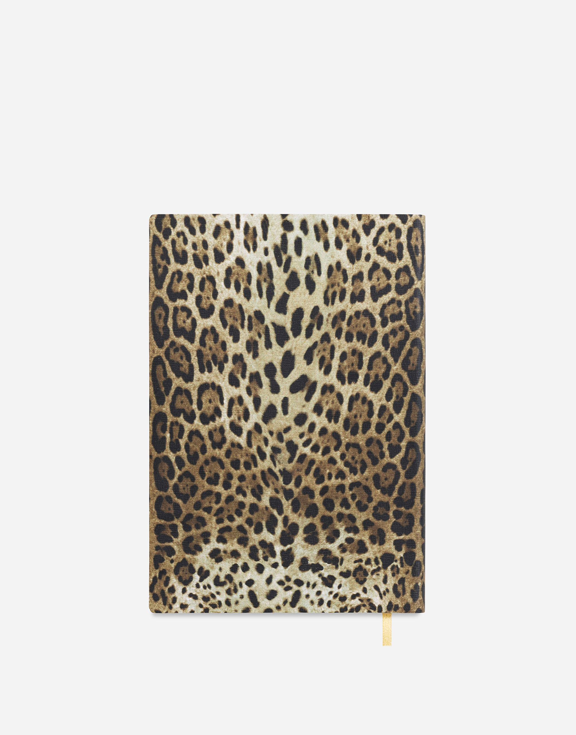 Shop Dolce & Gabbana Medium Blank Notebook Leather Cover In Multicolor