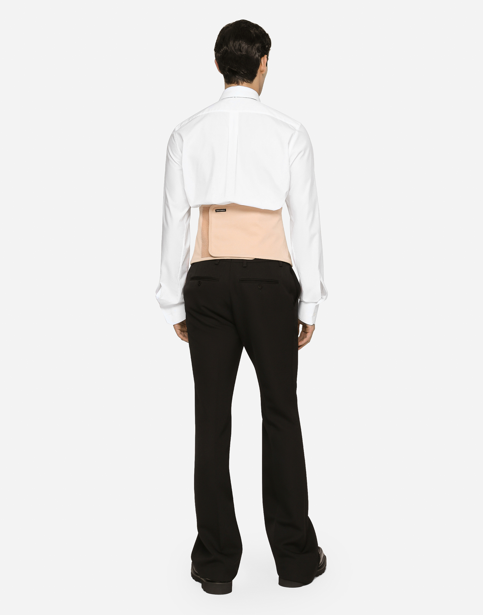 DOLCE & GABBANA FLARED WOOL PANTS
