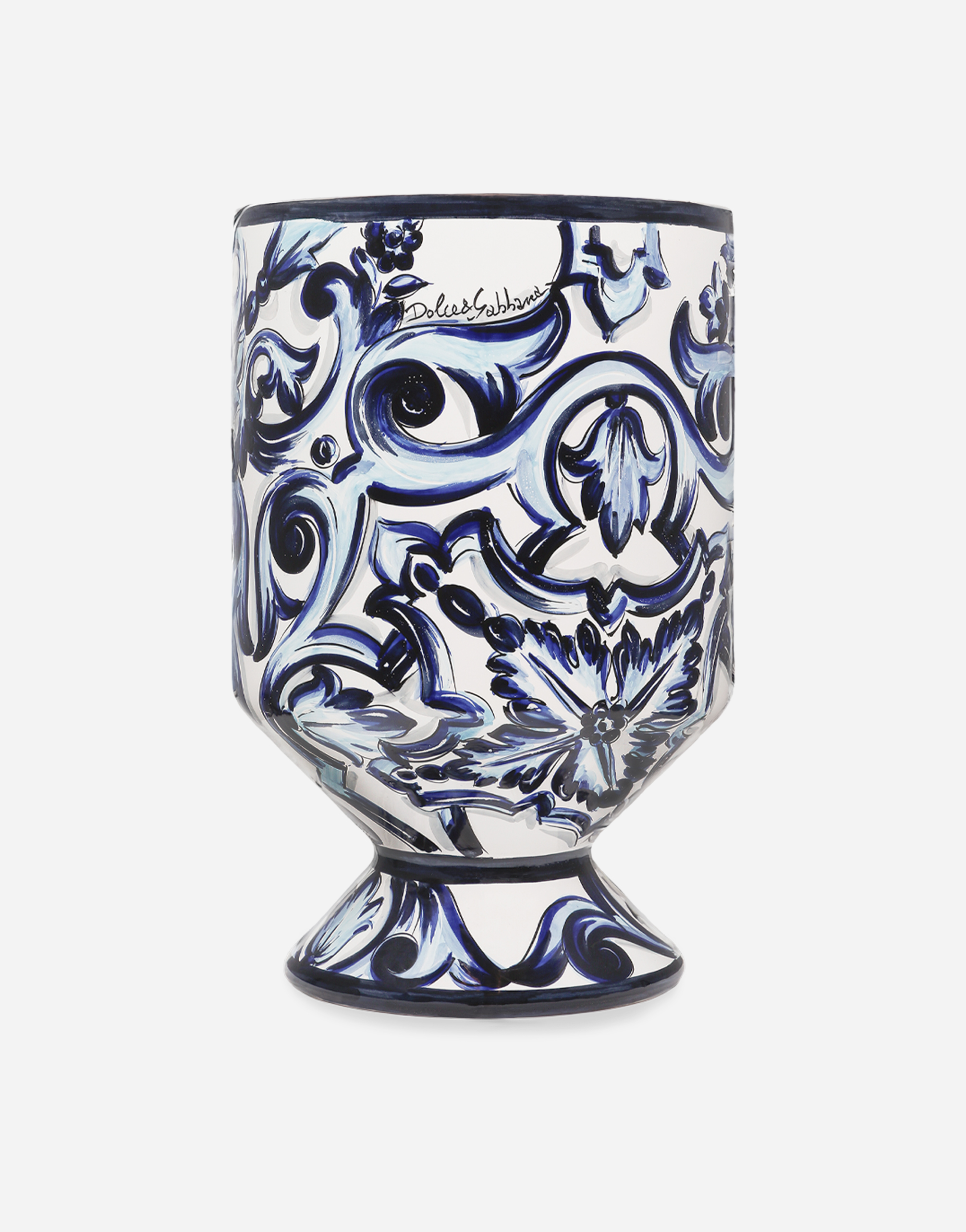 Dolce & Gabbana Outdoor Vase Medium In Multi