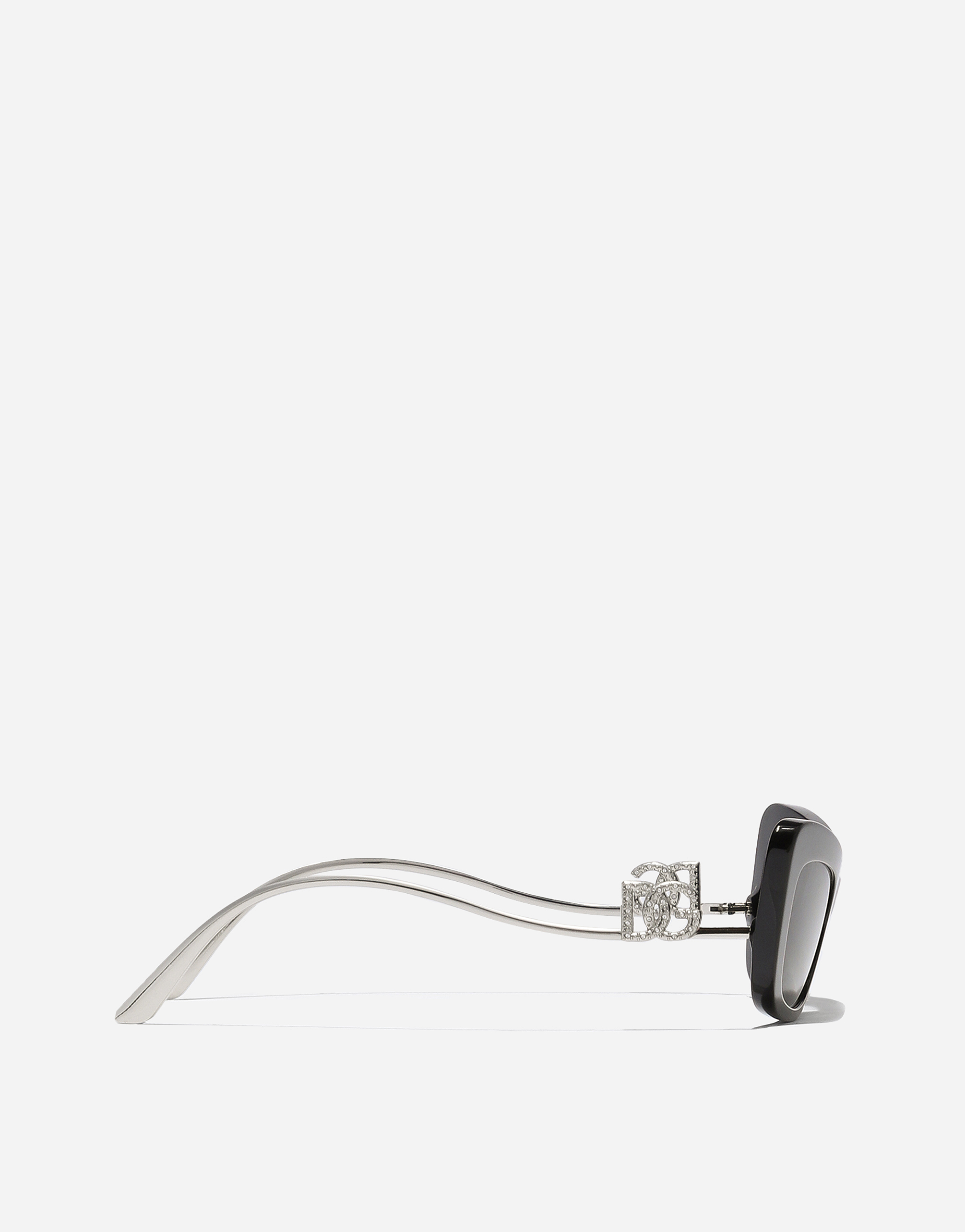 Dolce & Gabbana Dg Crystal Sunglasses In Black
